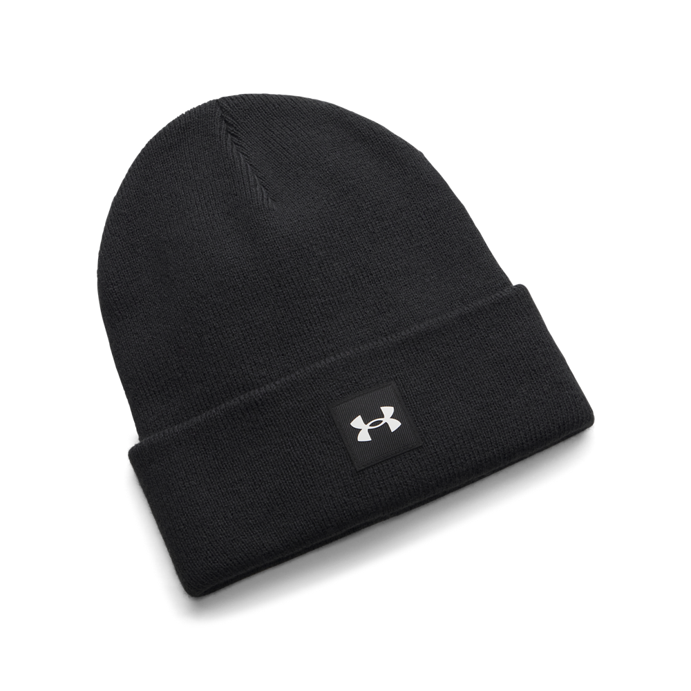 Under Armour Beanie "HALFTIME BEANIE" gerippter Acryl-Strickstoff, schweißableitend, schnell trocknend