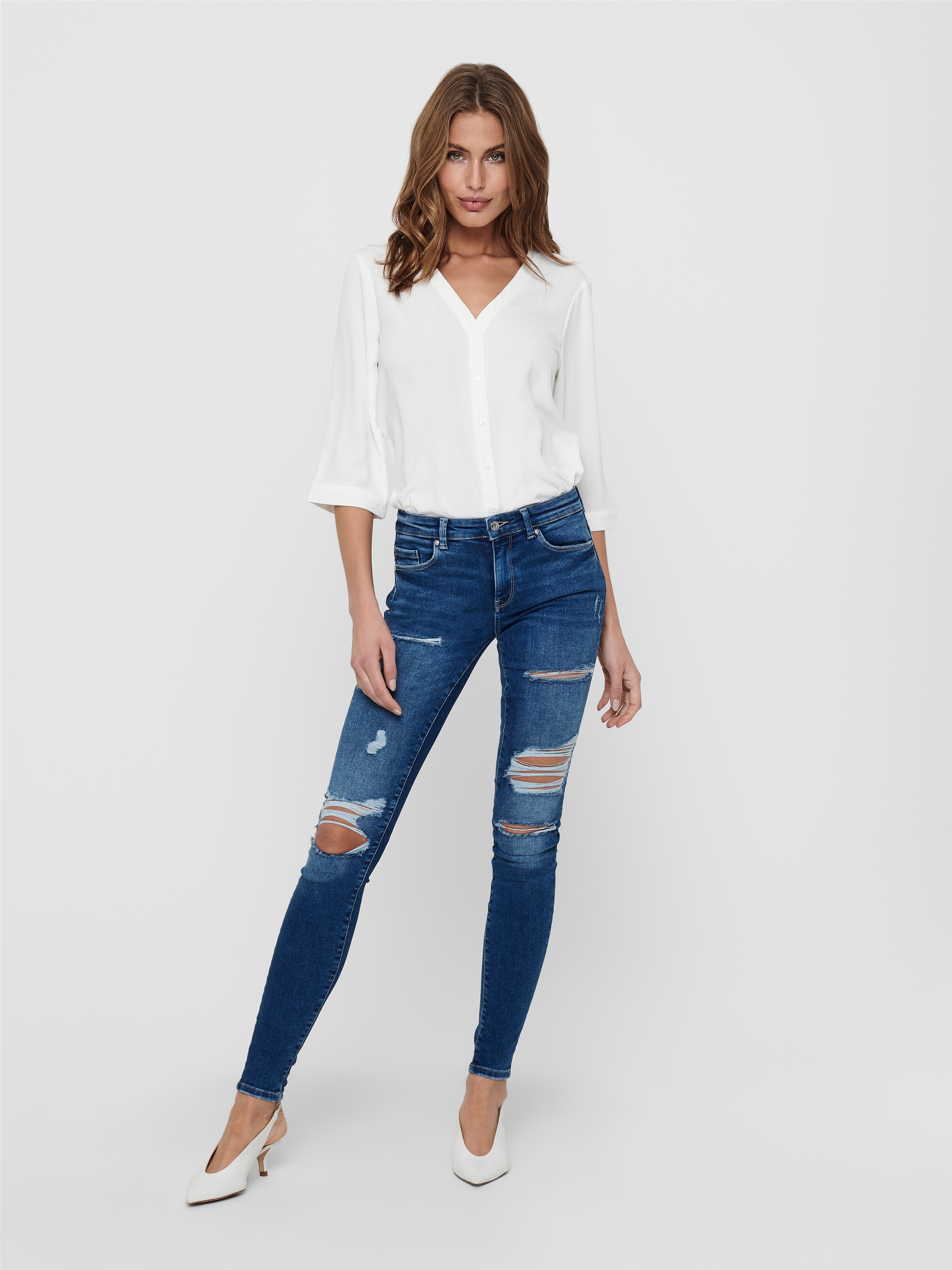 Thumbnail - JDY Shirtbluse "JDYLION CAPOTE 3/4 SHIRT WVN NOOS"