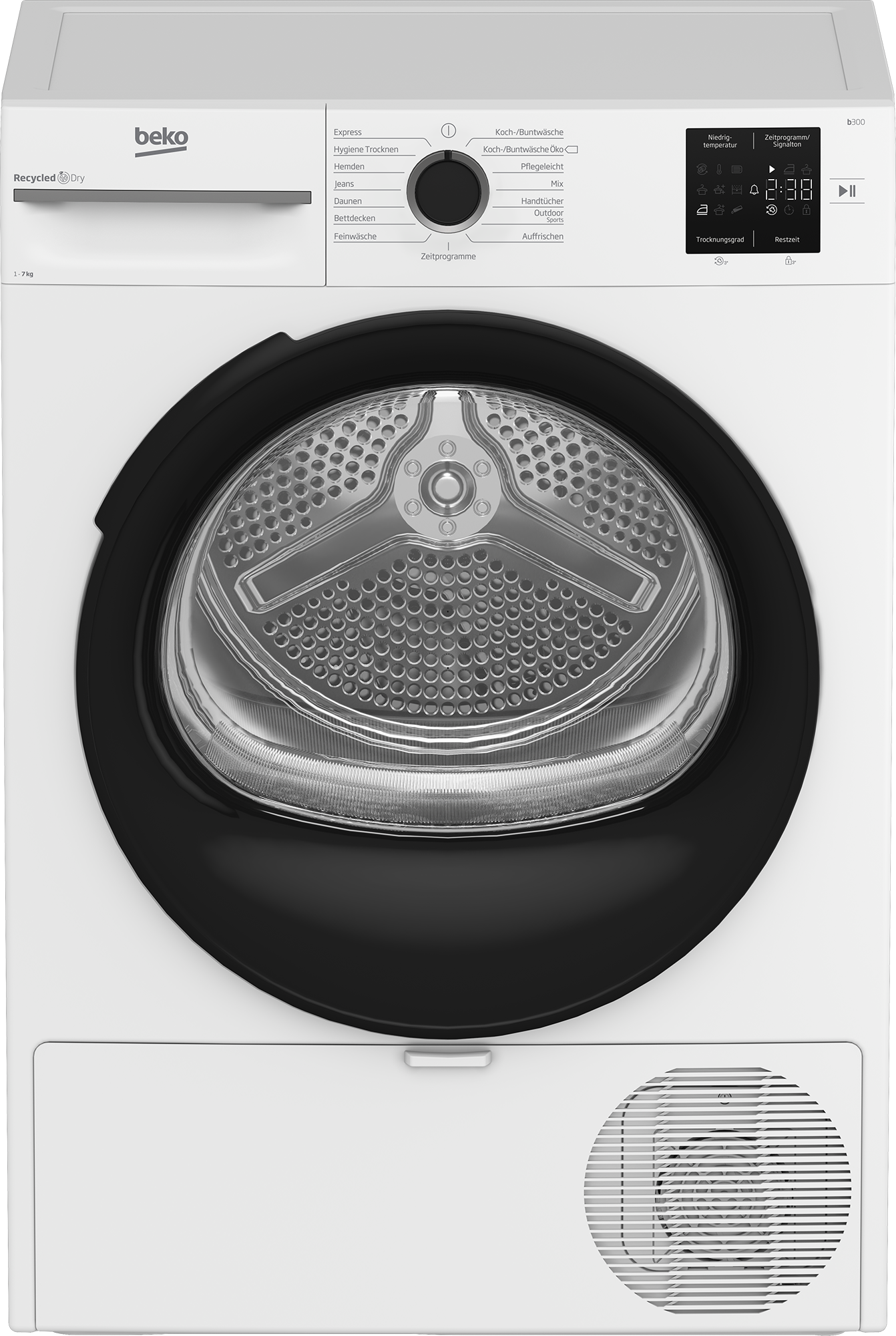 BEKO Wärmepumpentrockner "BM3T37249W" AquaWave Schontrommel schont Ihre Wäsche
