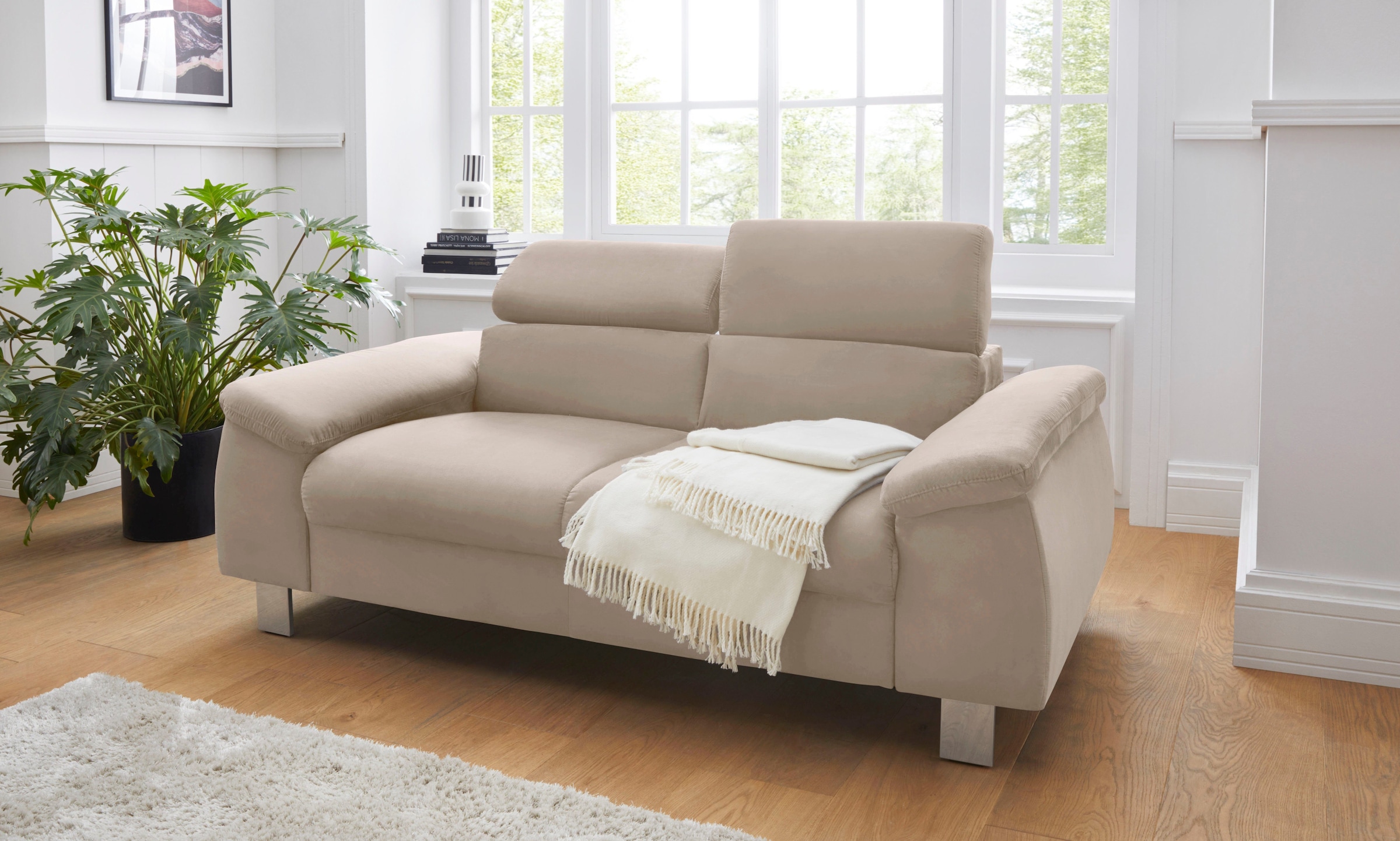 COTTA Polstergarnitur "Komaris, B: 177 bzw. 100 cm" Set, Set: 2er-Sofa & Ho günstig online kaufen