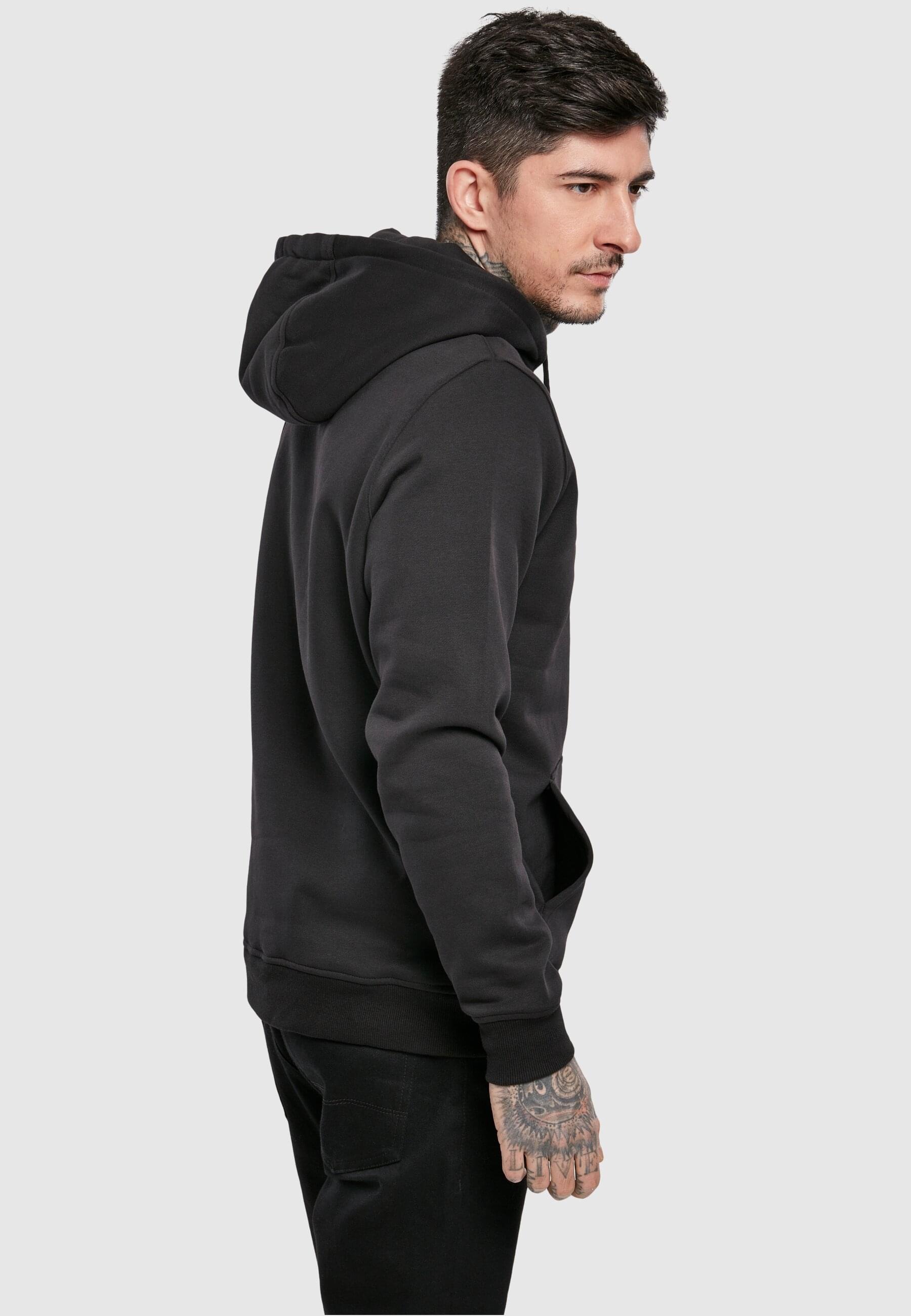 MisterTee Sweatshirt »MisterTee Herren Pray EMB Hoody«, (1 tlg.)