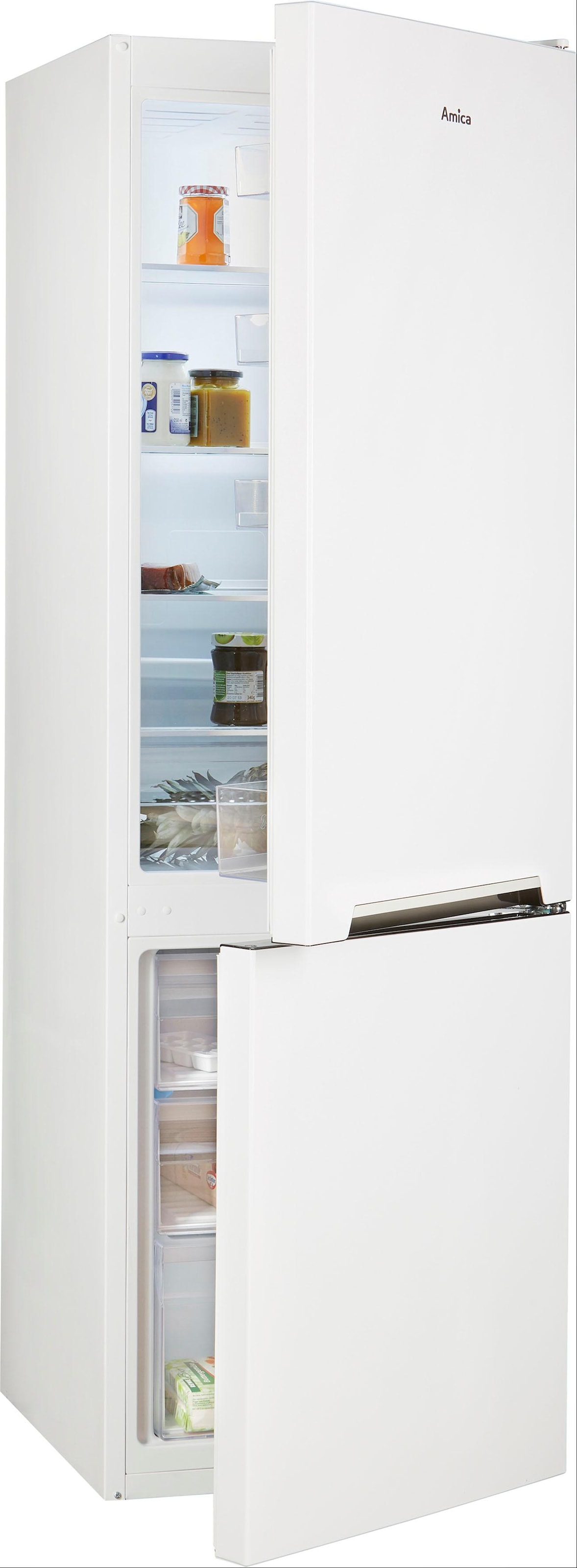 Amica Kühl-/Gefrierkombination "KGCL 387 115 W" 170 cm hoch 54 cm breit günstig online kaufen