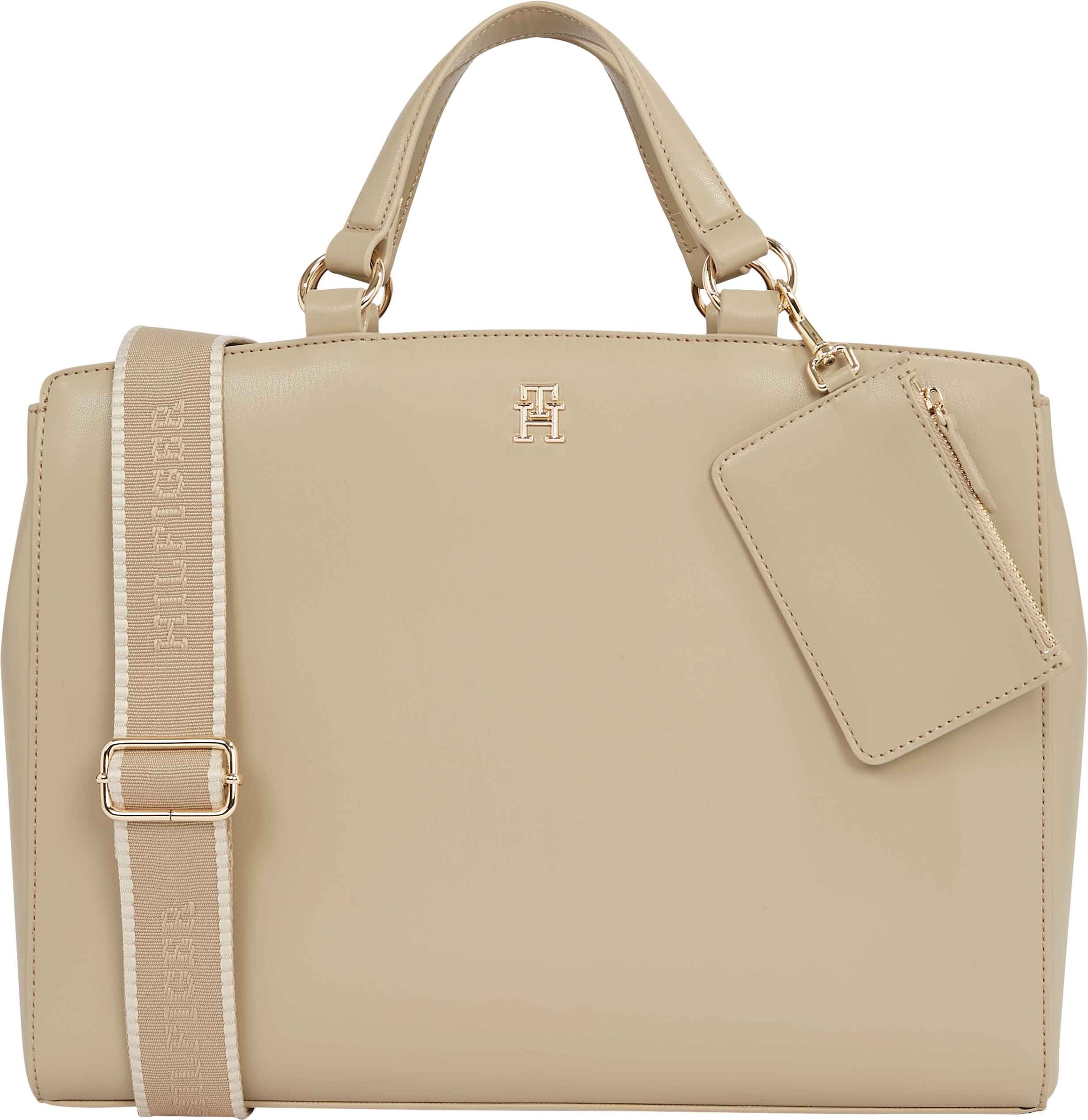 Tommy Hilfiger Henkeltasche »Women TH MONOTYPE SATCHEL Satchel«, Damen Tasche