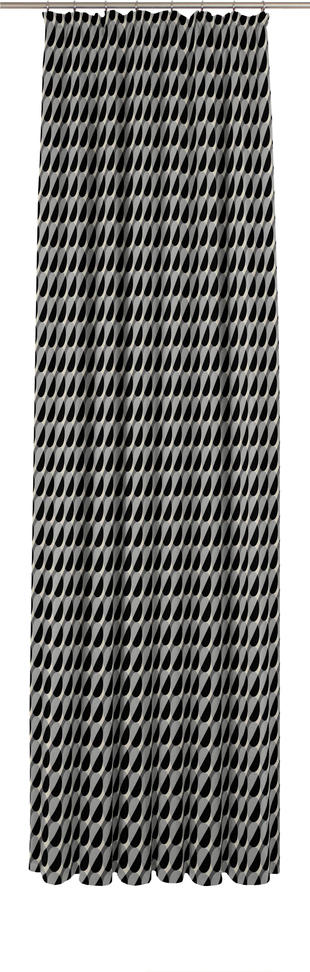 Adam Vorhang "Circles" Kräuselband 1 Stk. tlg. aus 100% Bio-Baumwolle günstig online kaufen