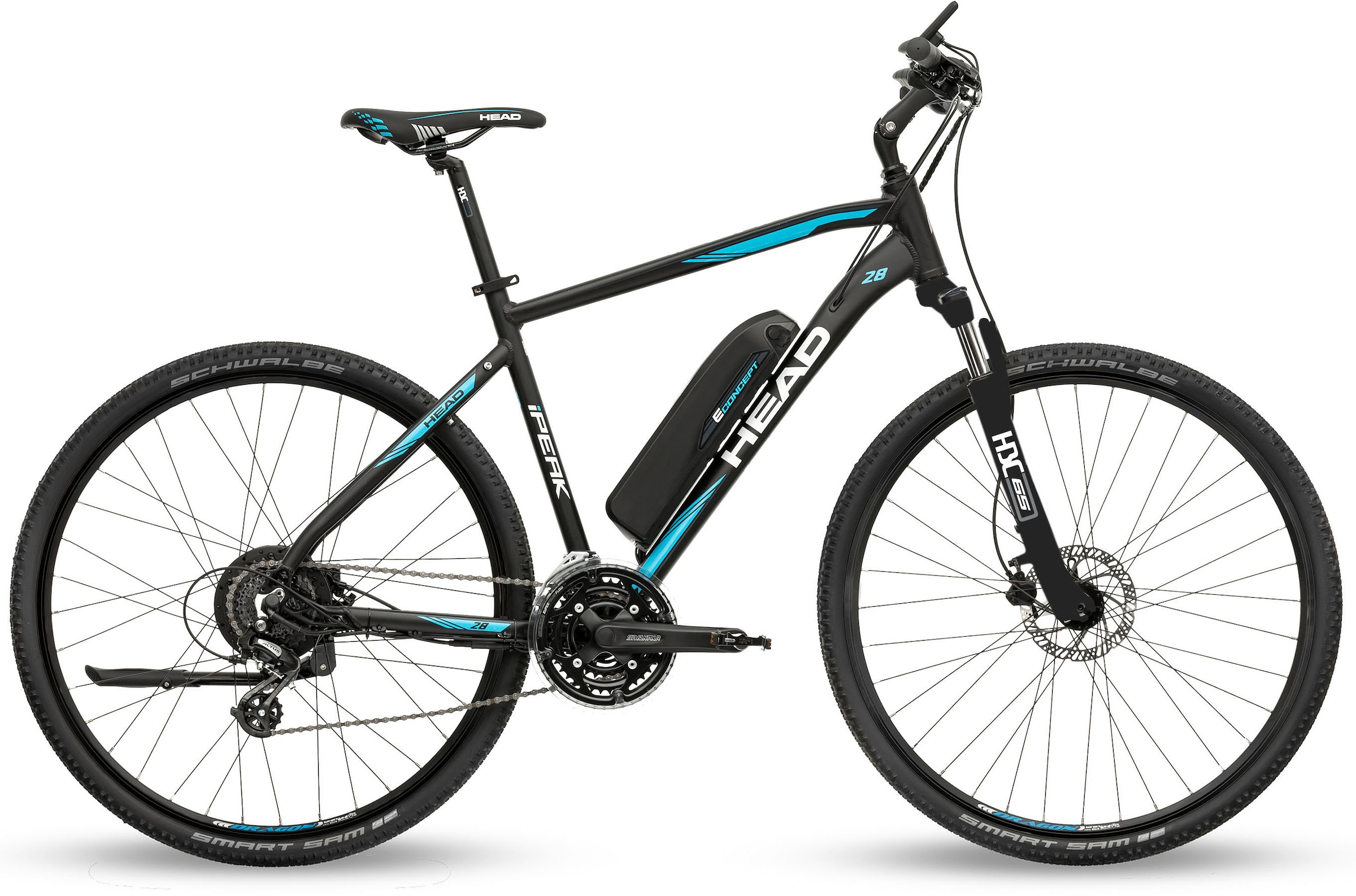 Head E-Bike "e I-Peak RM", 24 Gang, S-Ride, RDM200, Pedelec, Elektrofahrrad für Herren