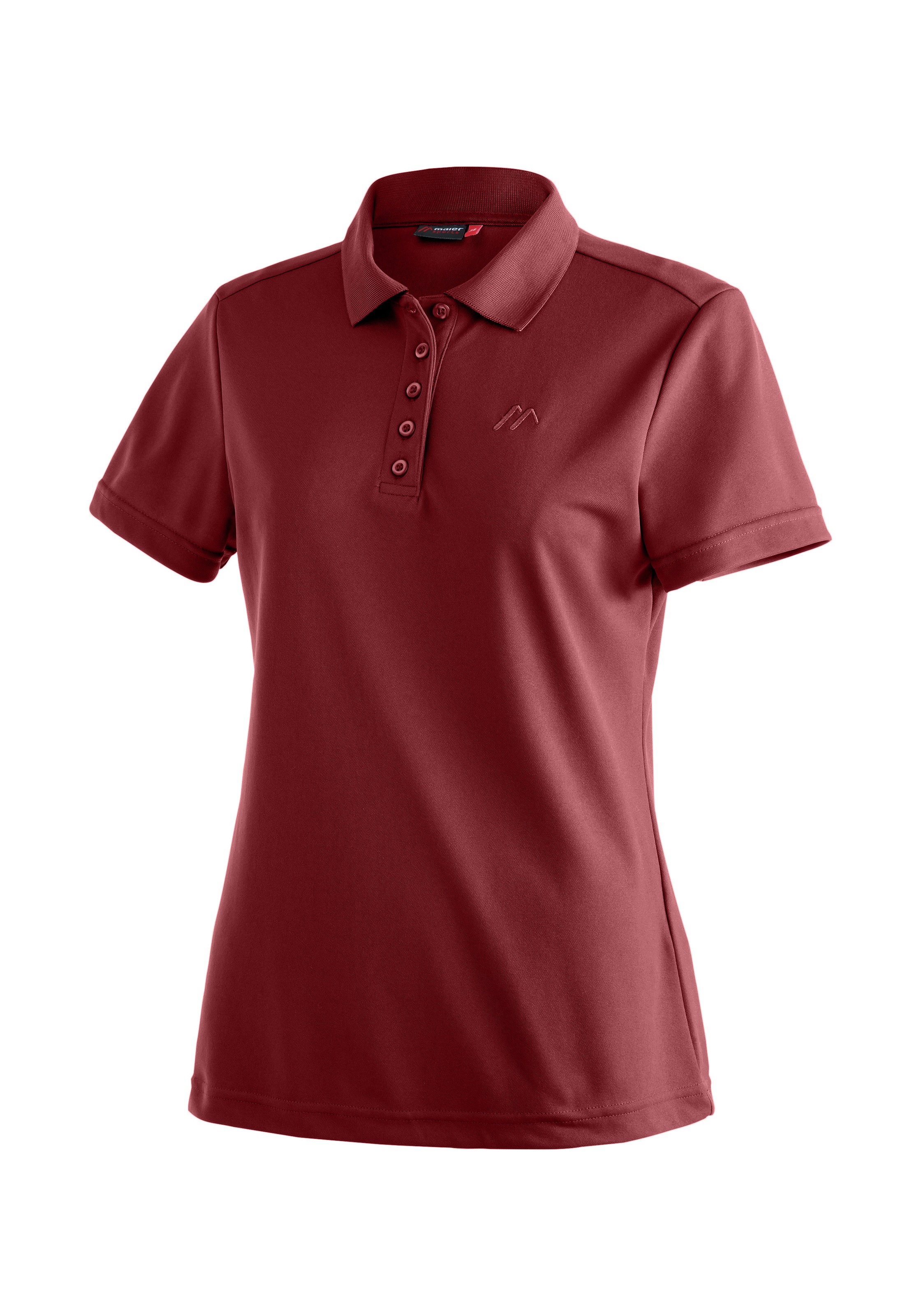 Maier Sports Poloshirt "Ulrike" Damen Polo kurzarm, leichtes Shirt, Funktionsshirt mit Kragen, Reg Fit