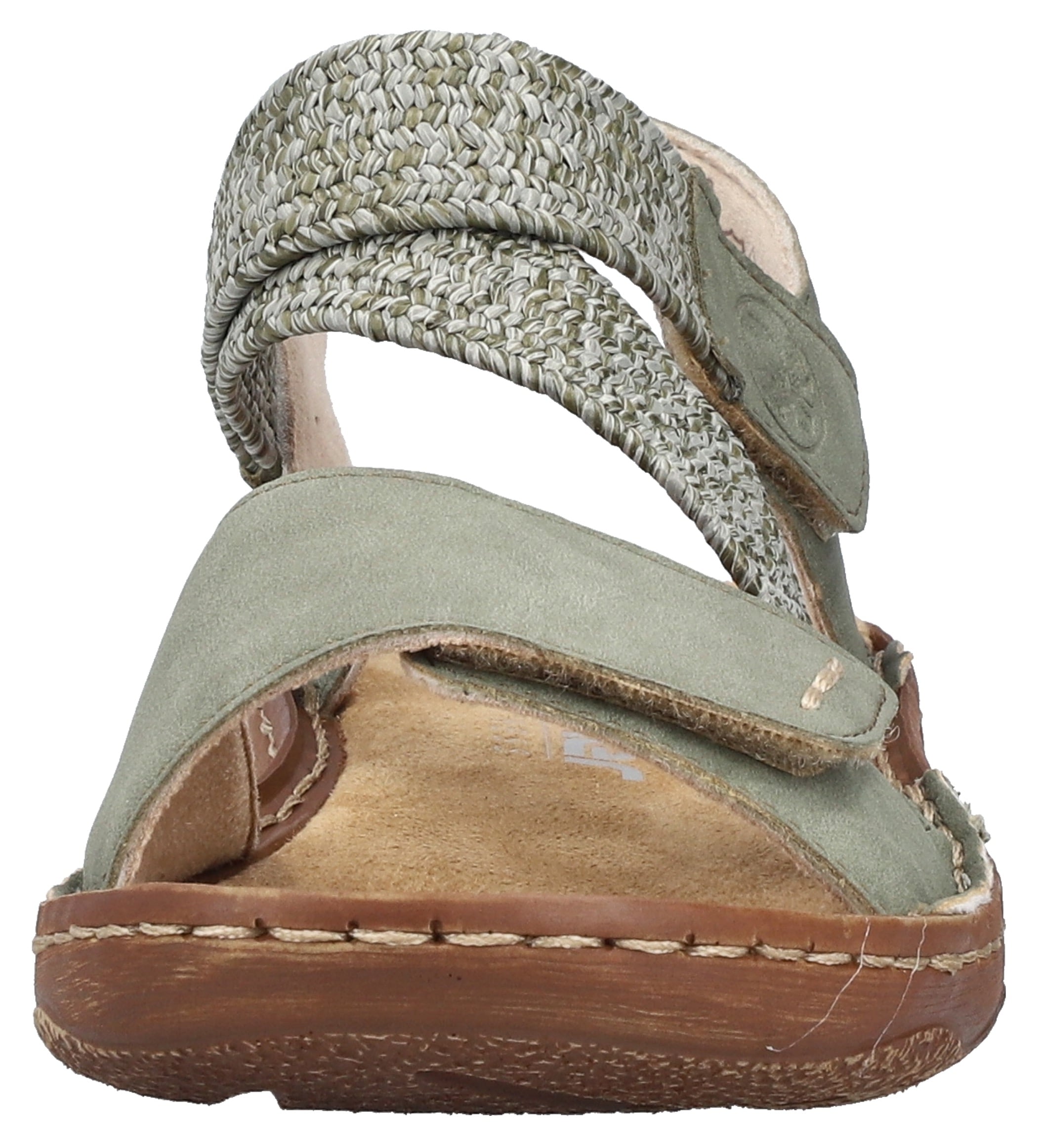 Rieker Sandale, Sommerschuh, Riemchensandale, Sandalette mit Klettverschlüsse