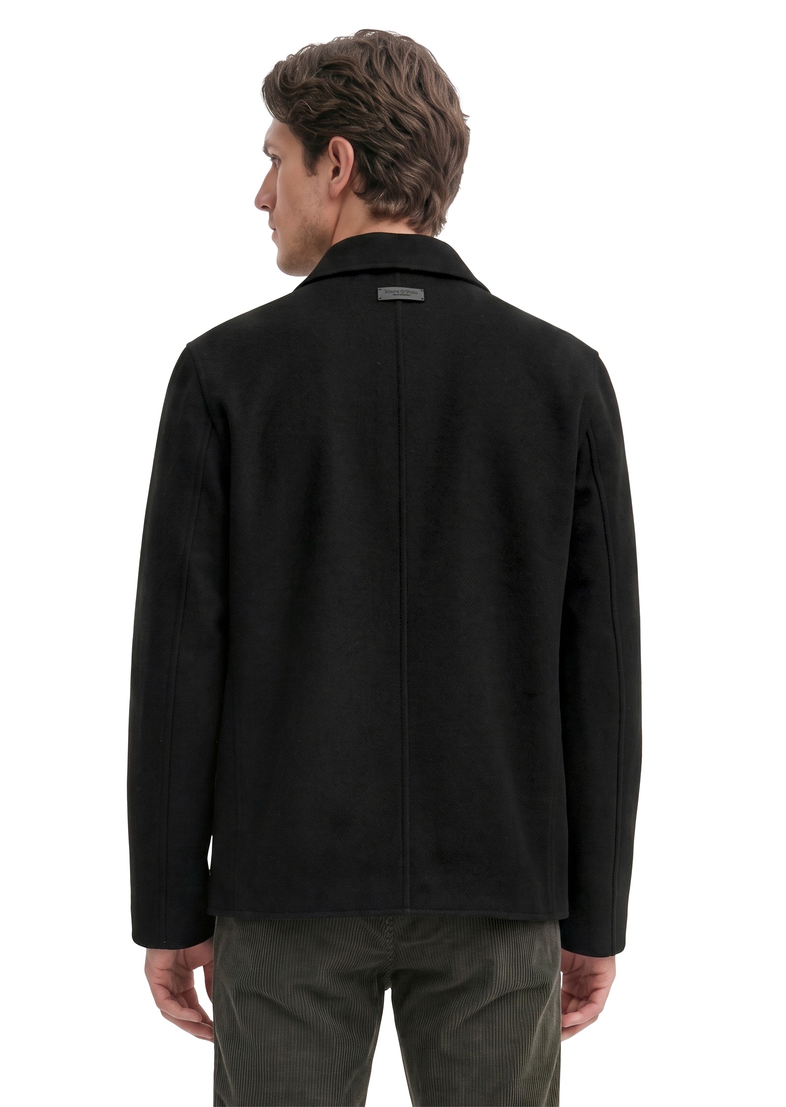 Marc O'Polo Wolljacke regular aus weichem Double Face Wool Blend