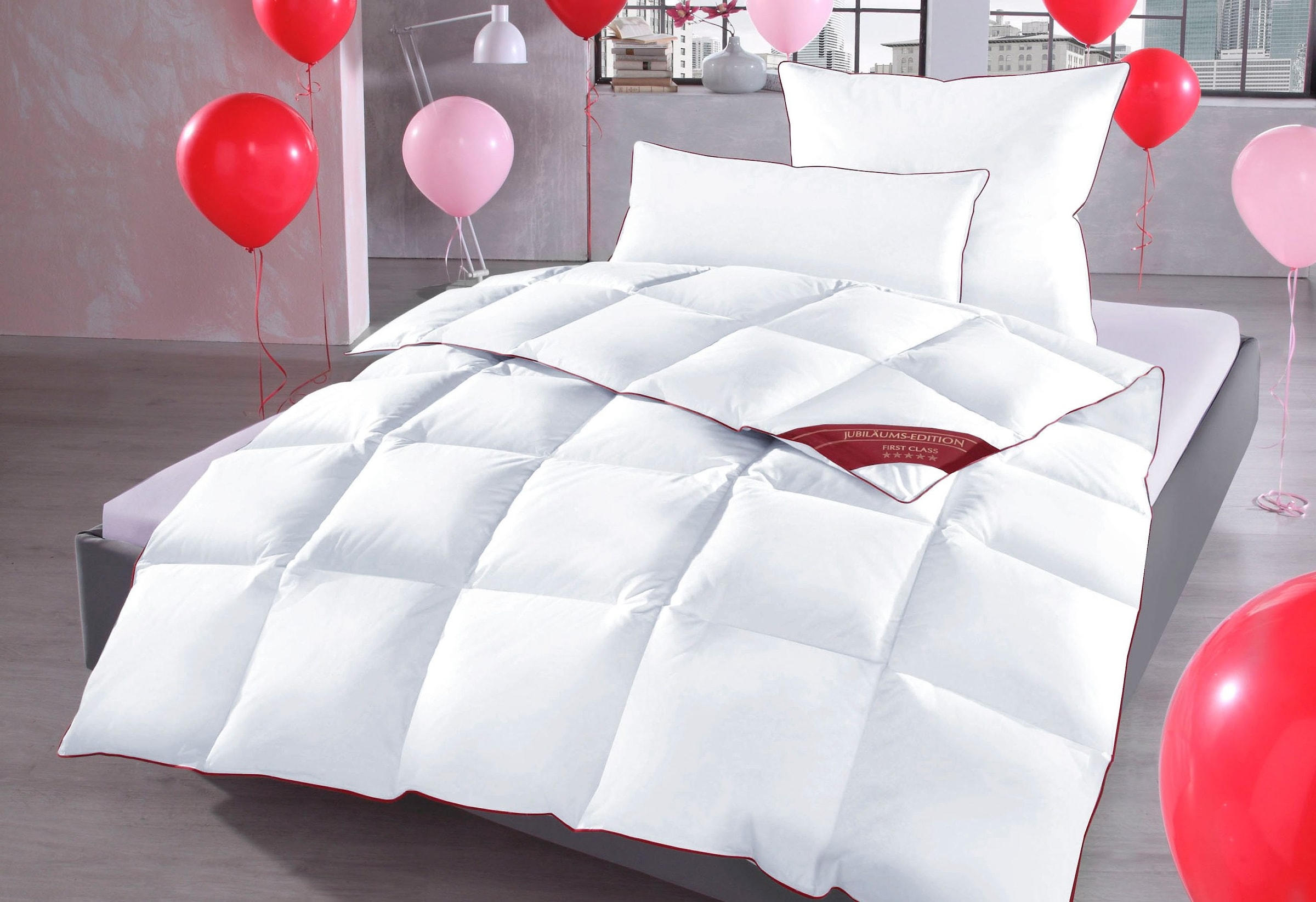 Hanse by RIBECO Daunenbettdecke "Jule" normal Füllung 90Daunen10Federn 1 St günstig online kaufen