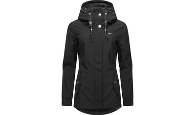 Ragwear Softshelljacke »Yba«, mit Kapuze, sportliche Damen Outdoorjacke mit  Kapuze für bestellen | BAUR