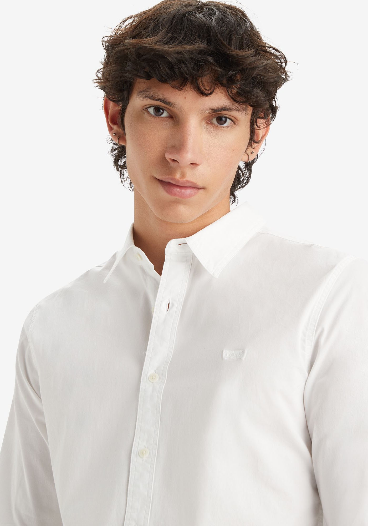 Levi's® Jeanshemd »BATTERY HM SHIRT SLIM«, mit Logobadge