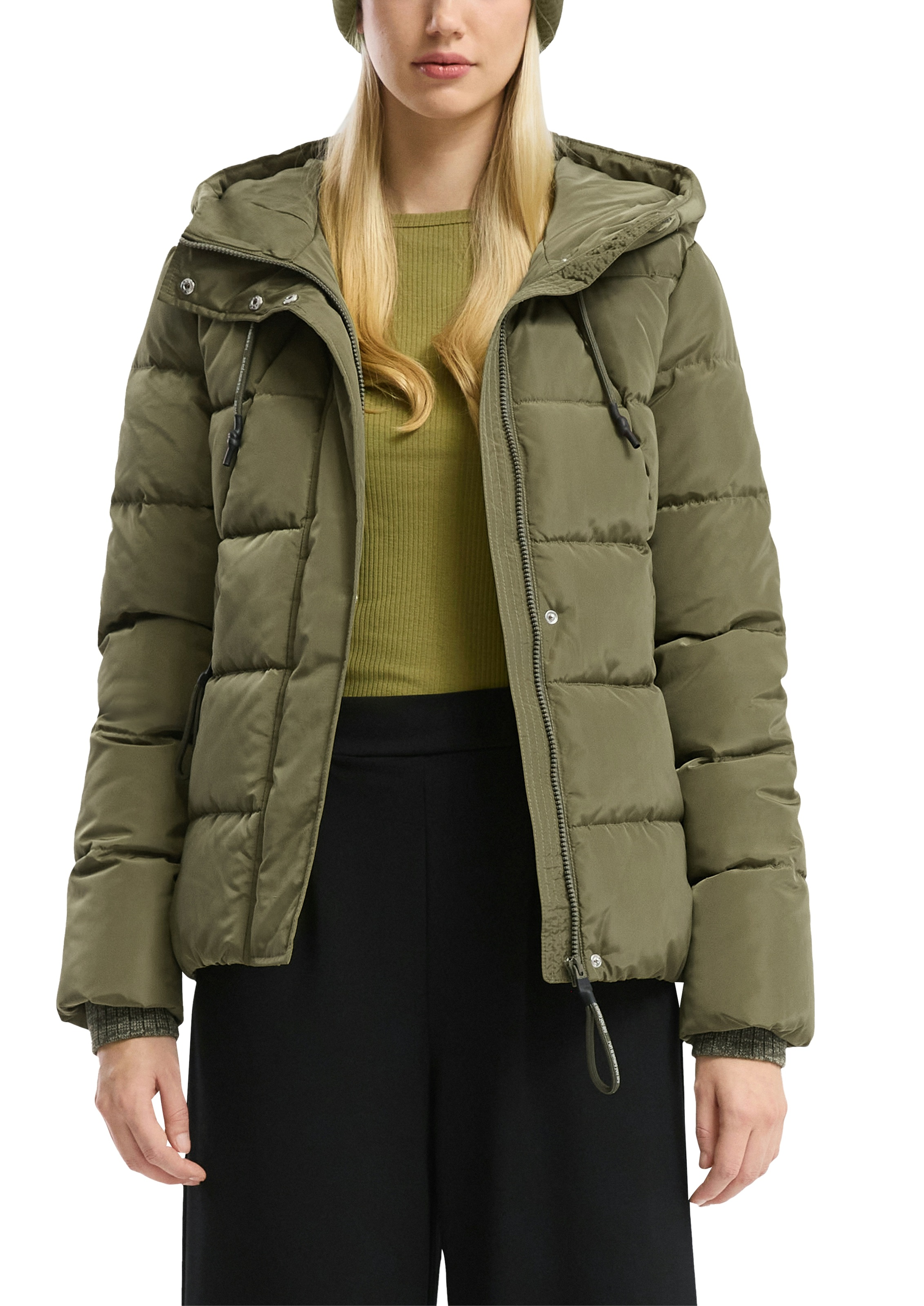 QS Steppjacke, mit Kapuze, mit Kapuze günstig online kaufen