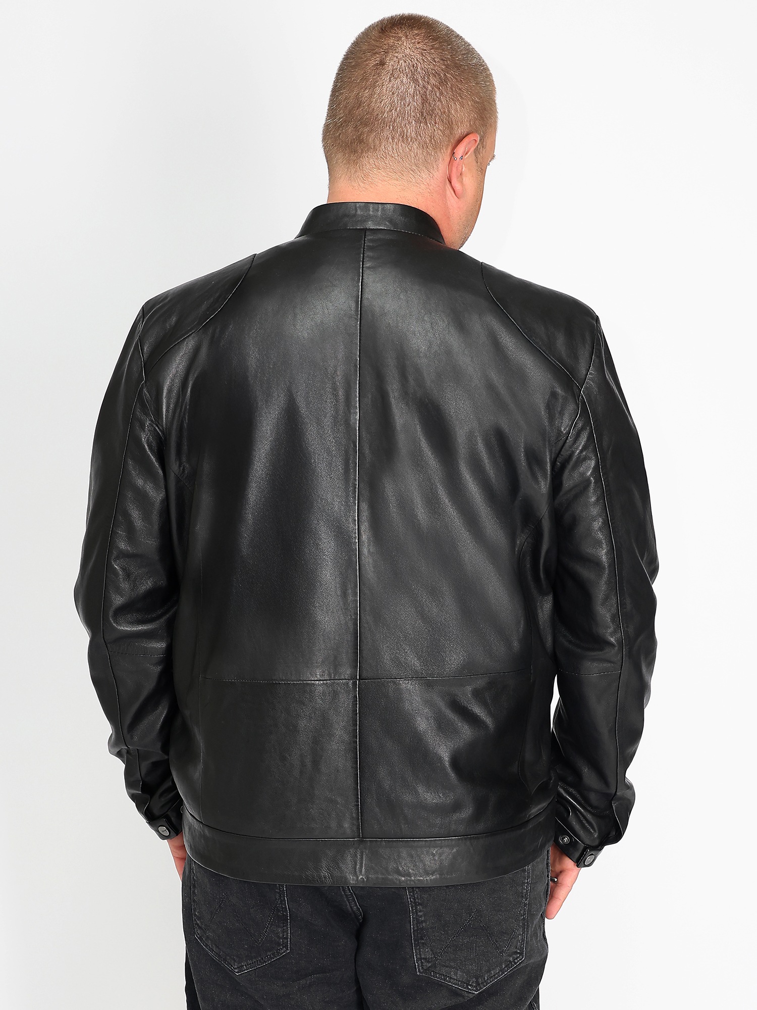 MAZE 42024135 Veste en Cuir Noir Taille 60 2
