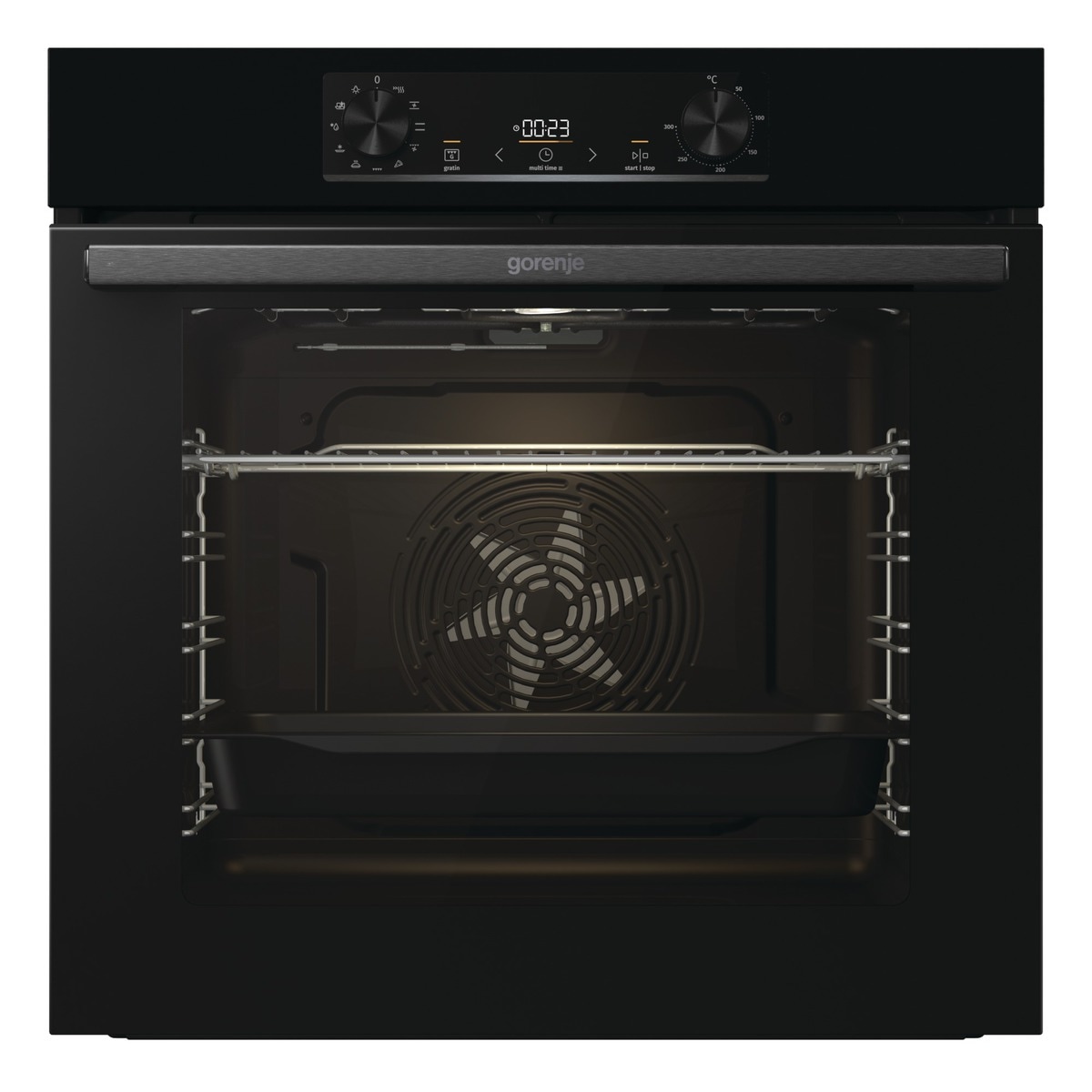 GORENJE Einbaubackofen "BO 6735 E02BKOT", mit Teleskopauszug nachrüstbar, ecoClean, 300C max. Temperatur