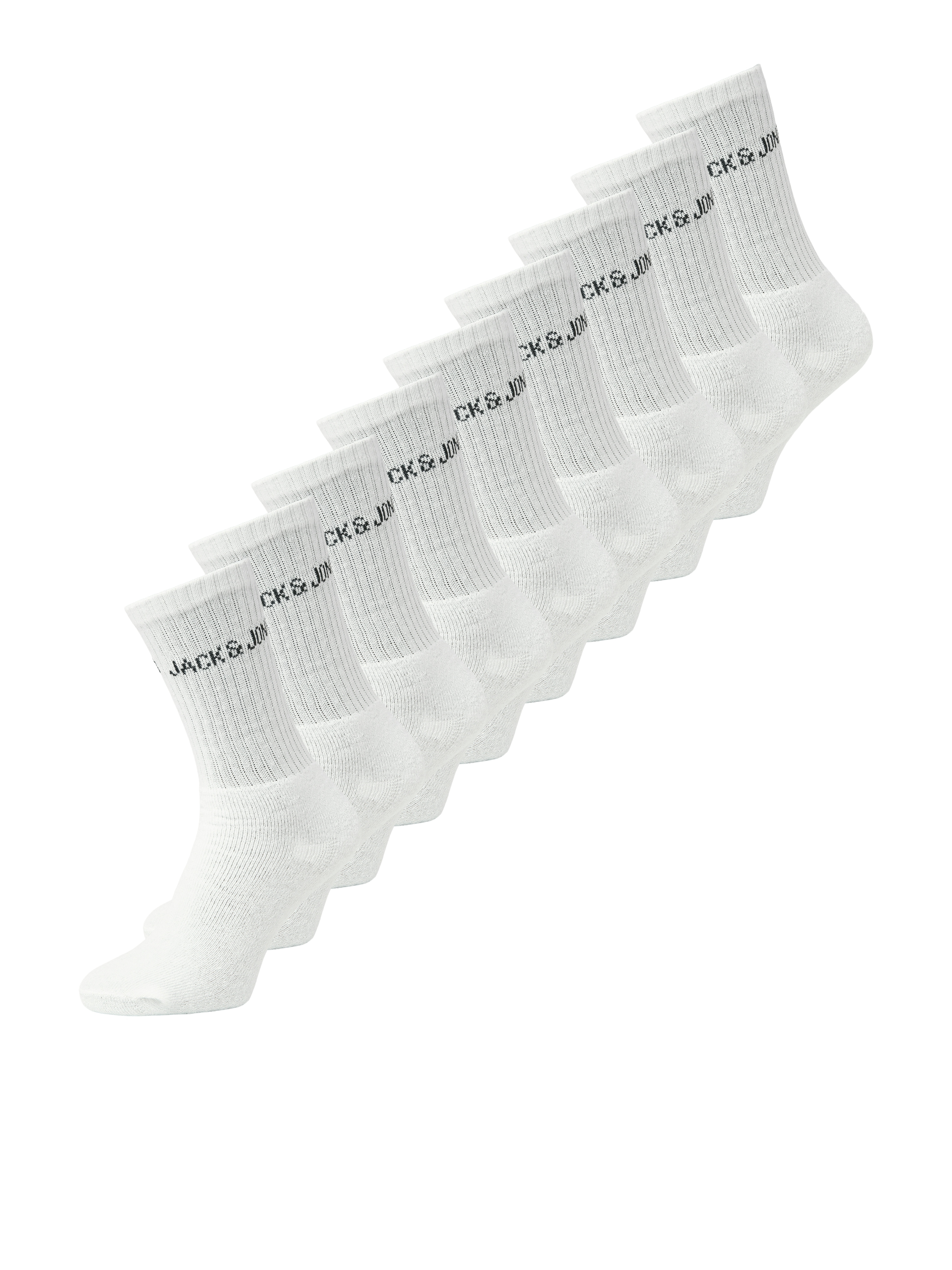 Jack & Jones Tennissocken "JACREGEN TENNIS SOCKS 9 PACK NOOS" Packung, 9 Paar tlg. Baumwollmischung, Einheitsgröße