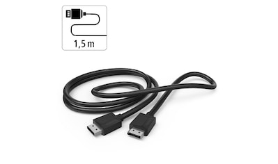 Audio- & Video-Kabel »DisplayPort-Kabel mit schlanken Display-Port Stecker, 21,6...