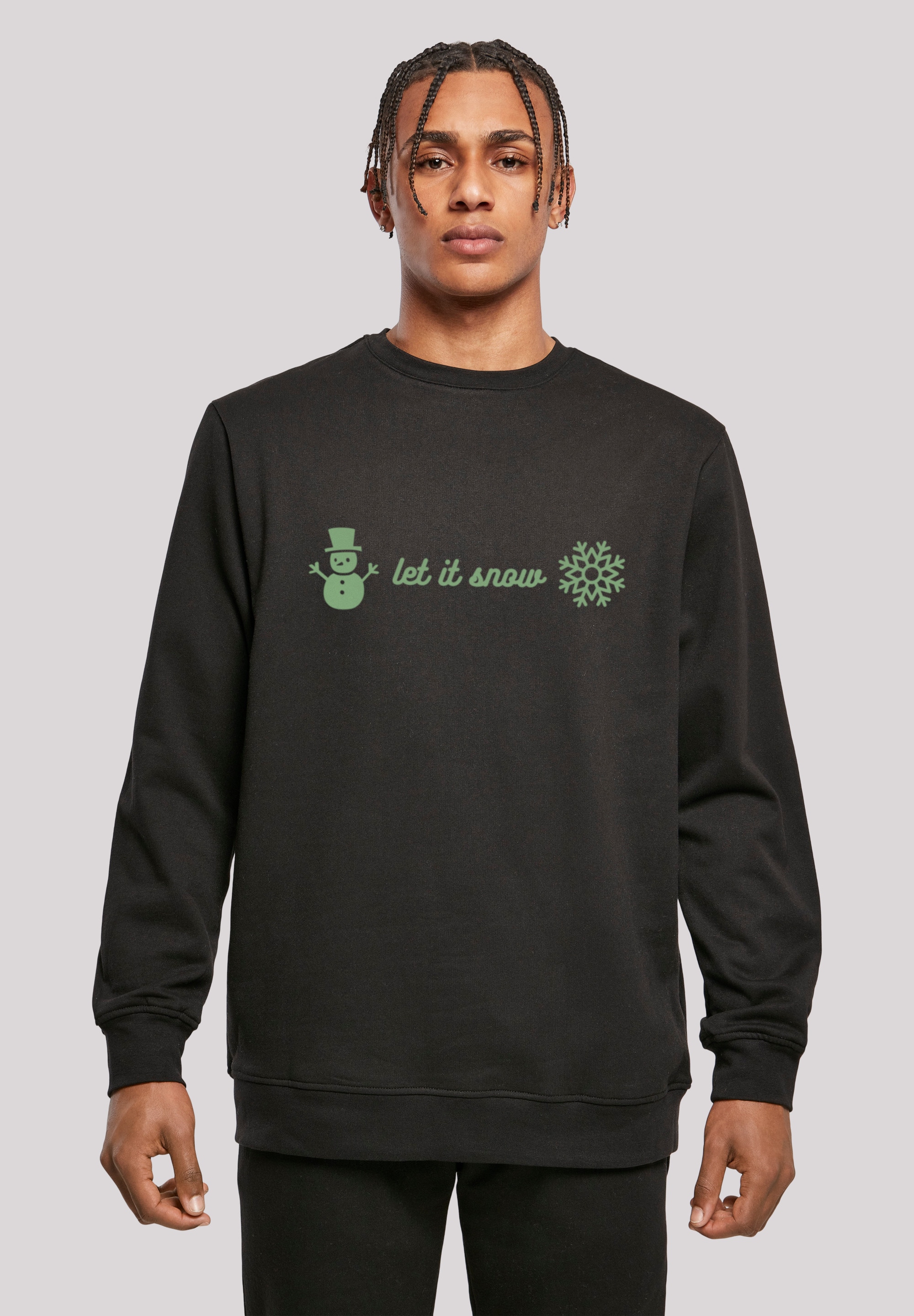 F4NT4STIC Kapuzenpullover "Let It Snow Weihnachten", Print günstig online kaufen