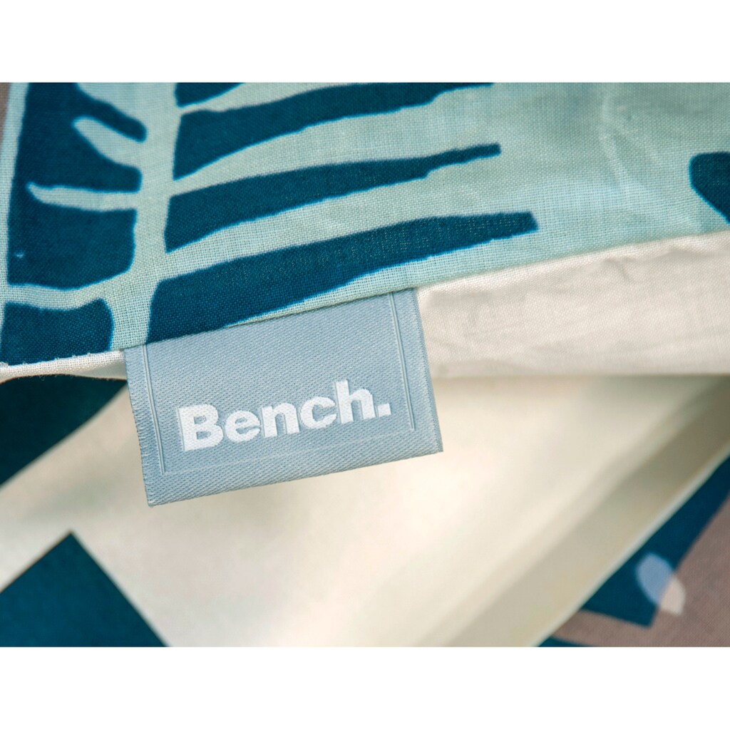 Bench. Wendebettwäsche »Bench«, mit Schriftzug