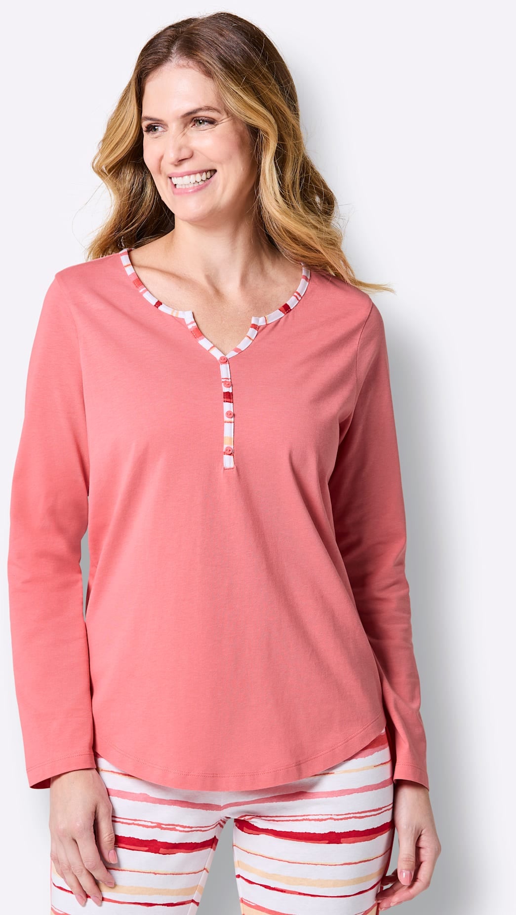 wäschepur Pyjamaoberteil »Schlafanzug-Shirt« 1