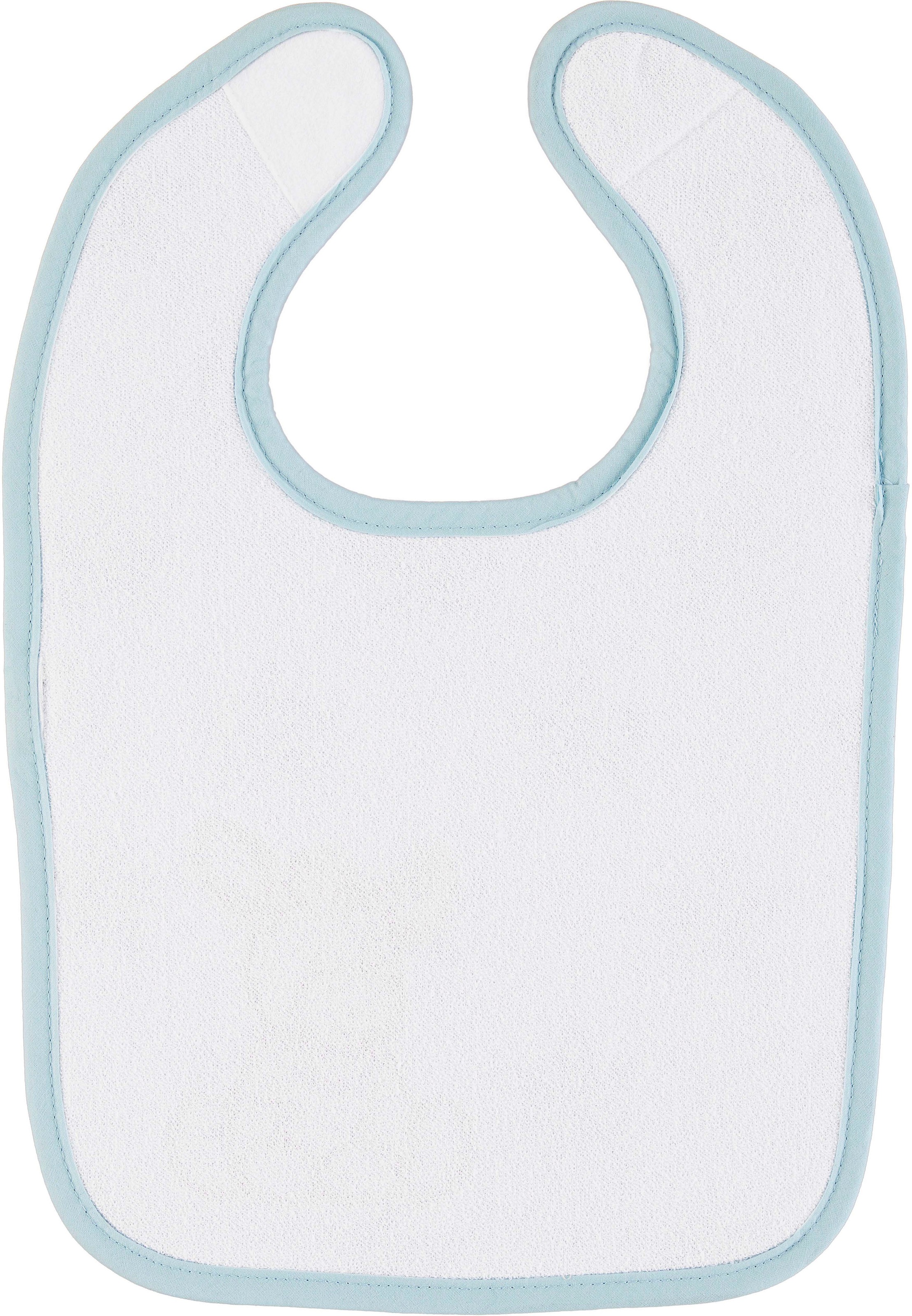 Thumbnail - Sterntaler Lätzchen "Klettlätzchen Plastik, Emmi, mittelblau"