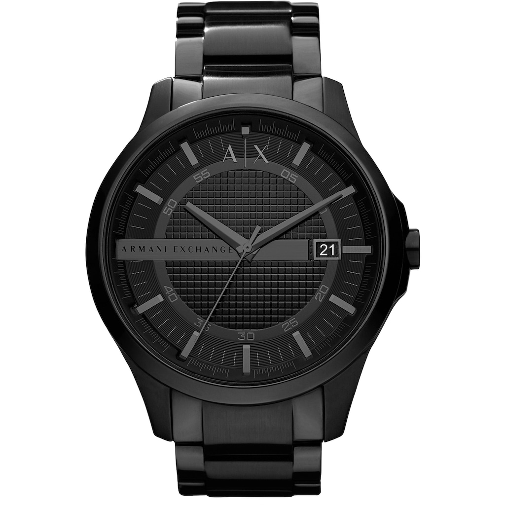 ARMANI EXCHANGE Quarzuhr »AX2104«, Armbanduhr, Herrenuhr, Datum, analog