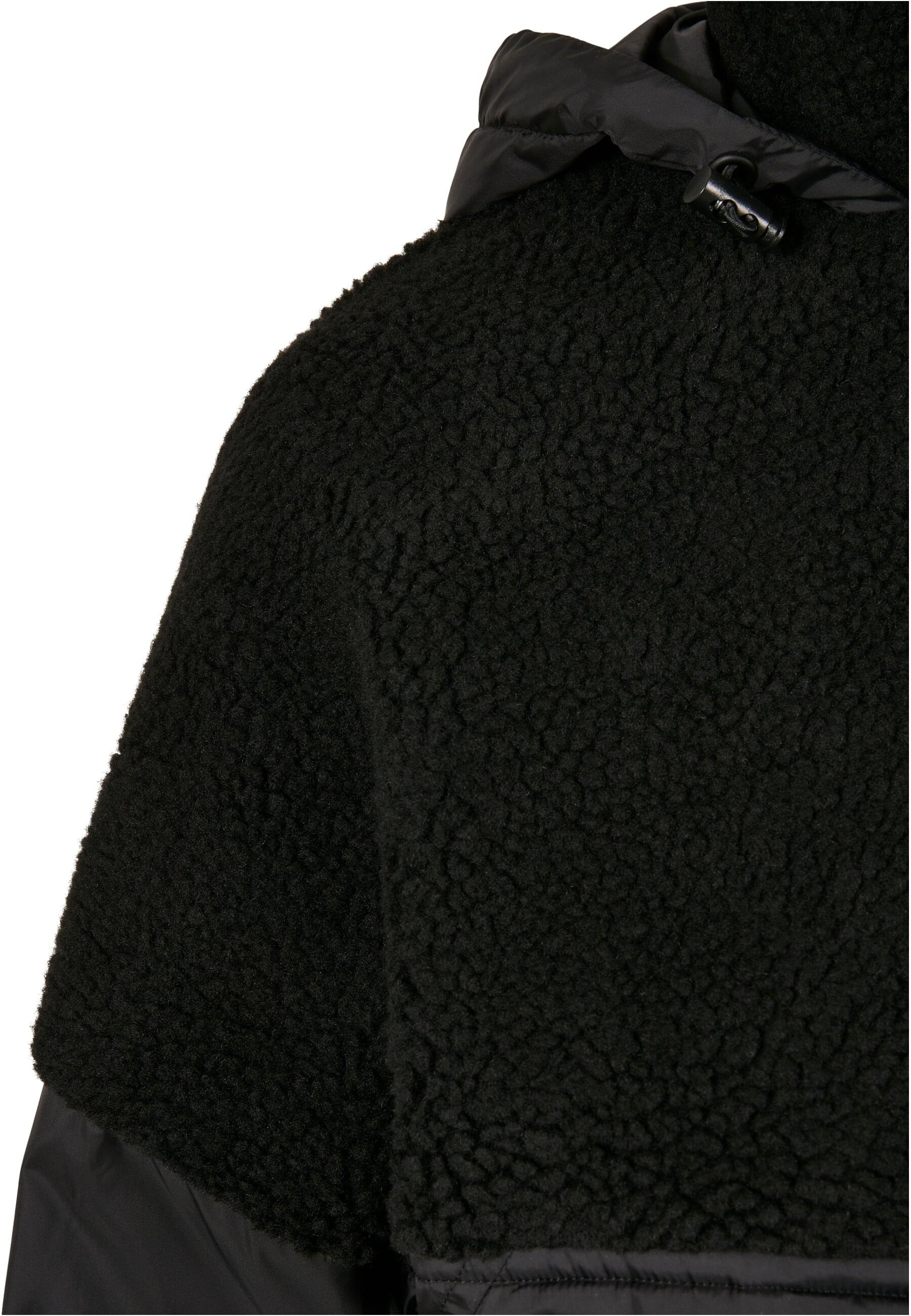 URBAN CLASSICS Winterjacke »Urban Classics Damen Ladies Sherpa Mix Pull Over Jacket«, (1 St.), mit Kapuze