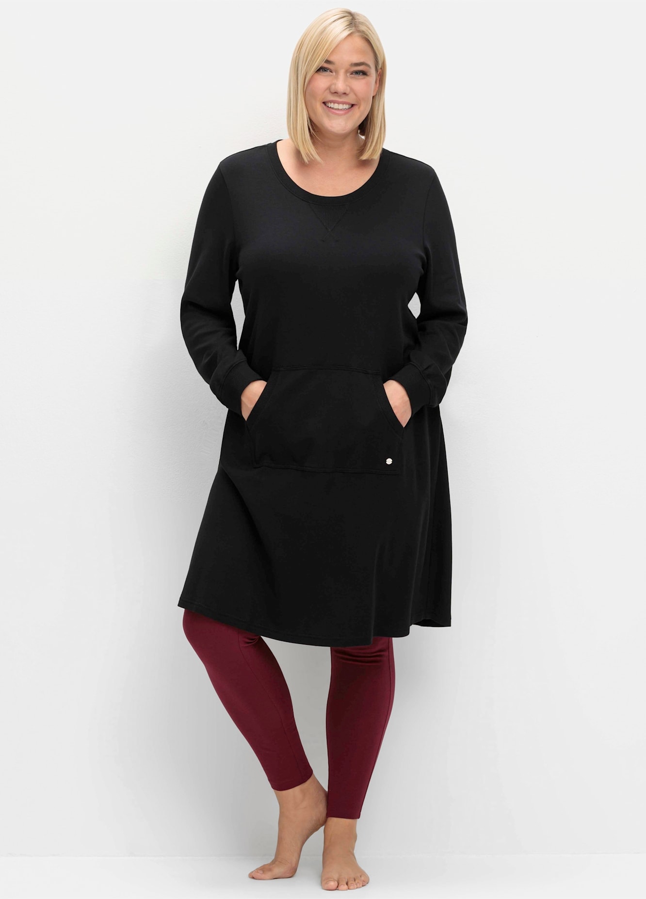 Sheego Sweatkleid "Sweatkleid" günstig online kaufen