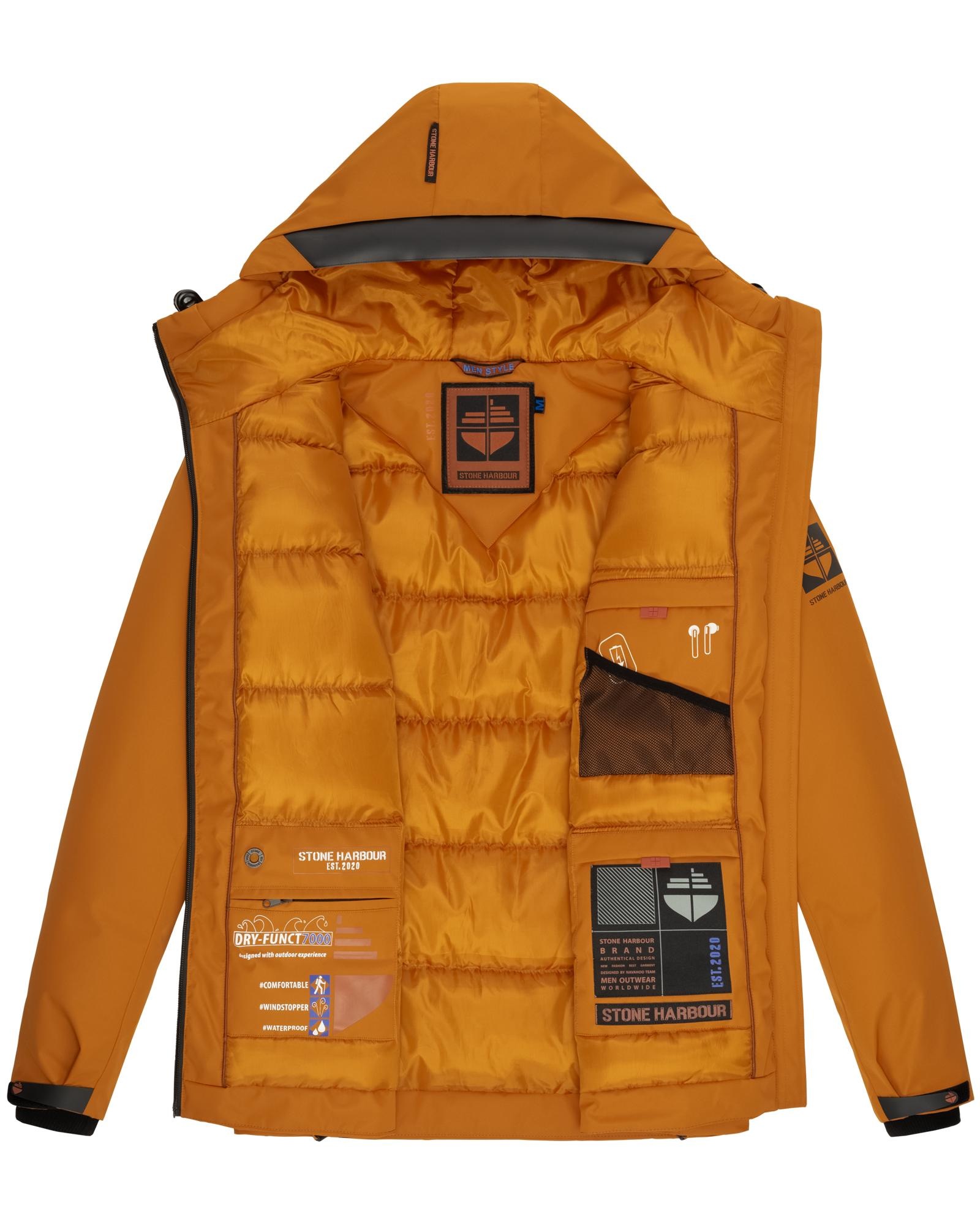 Stone Harbour Outdoorjacke »Moagaa«, mit Kapuze, Sportliche, wasserdichte Winterjacke mit Kapuze