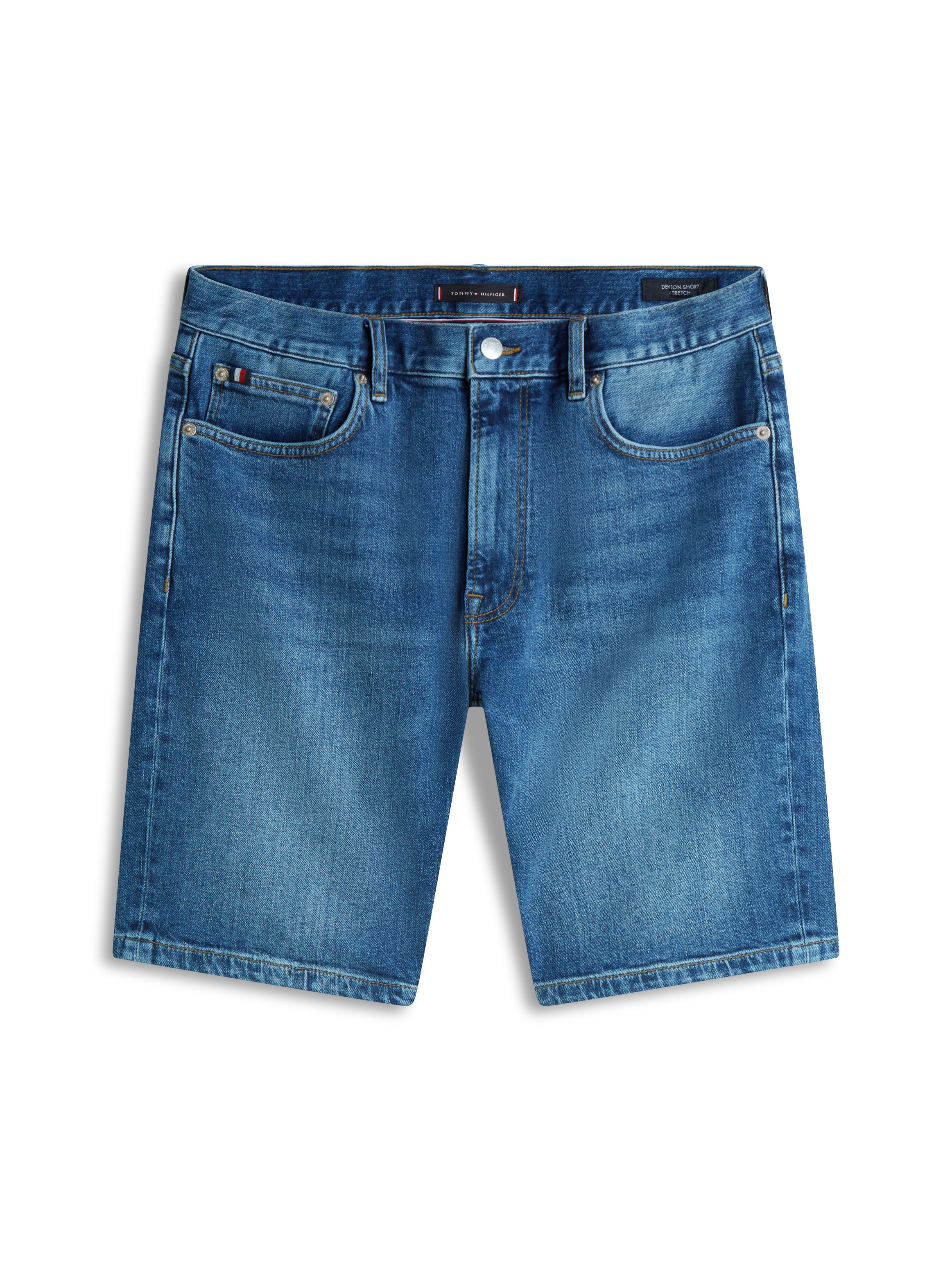 Tommy Hilfiger Jeansshorts »DENTON« Straight Fit mit Fade-Effekt