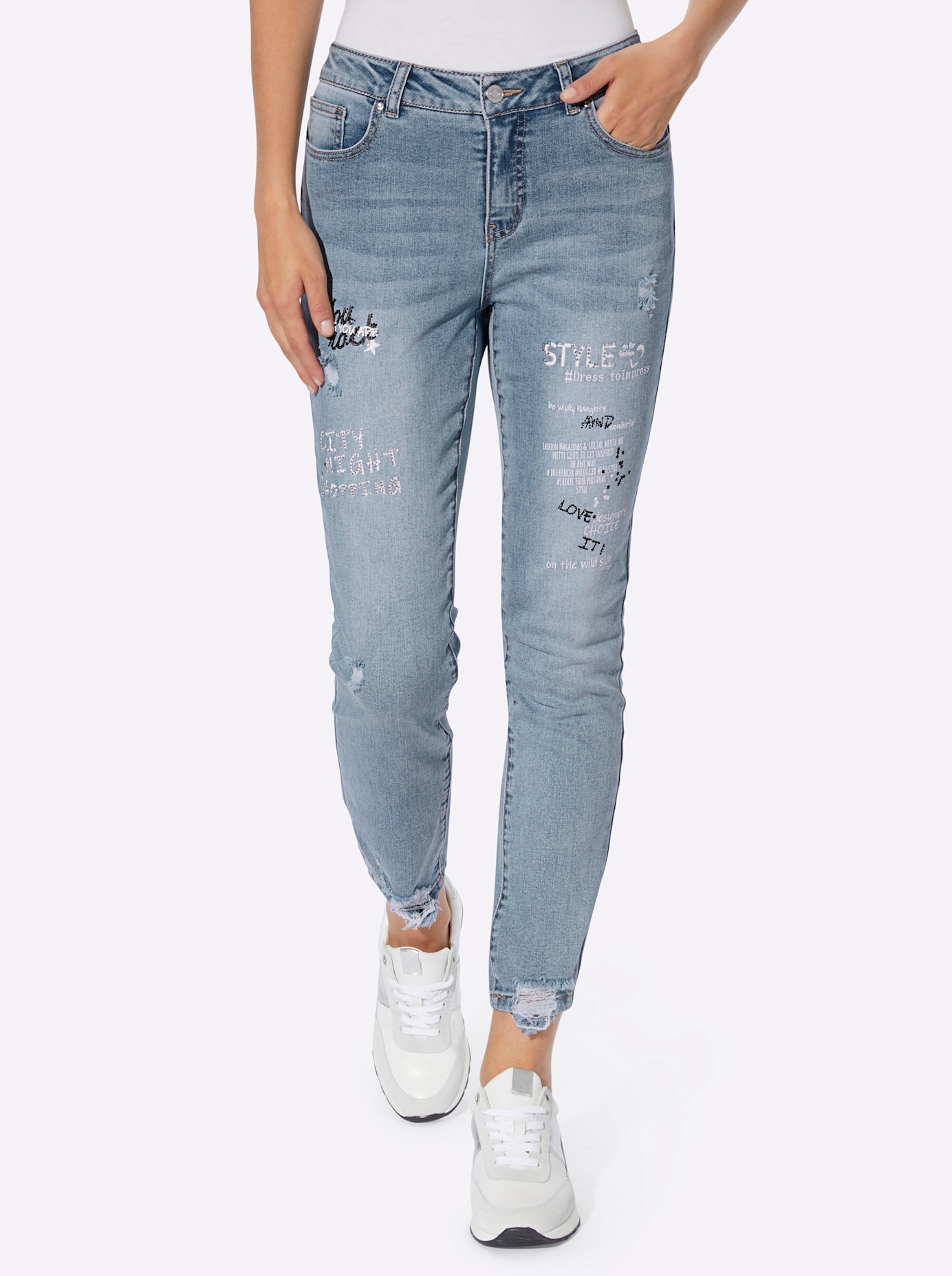 heine Bequeme Jeans 1 Stk. tlg. günstig online kaufen