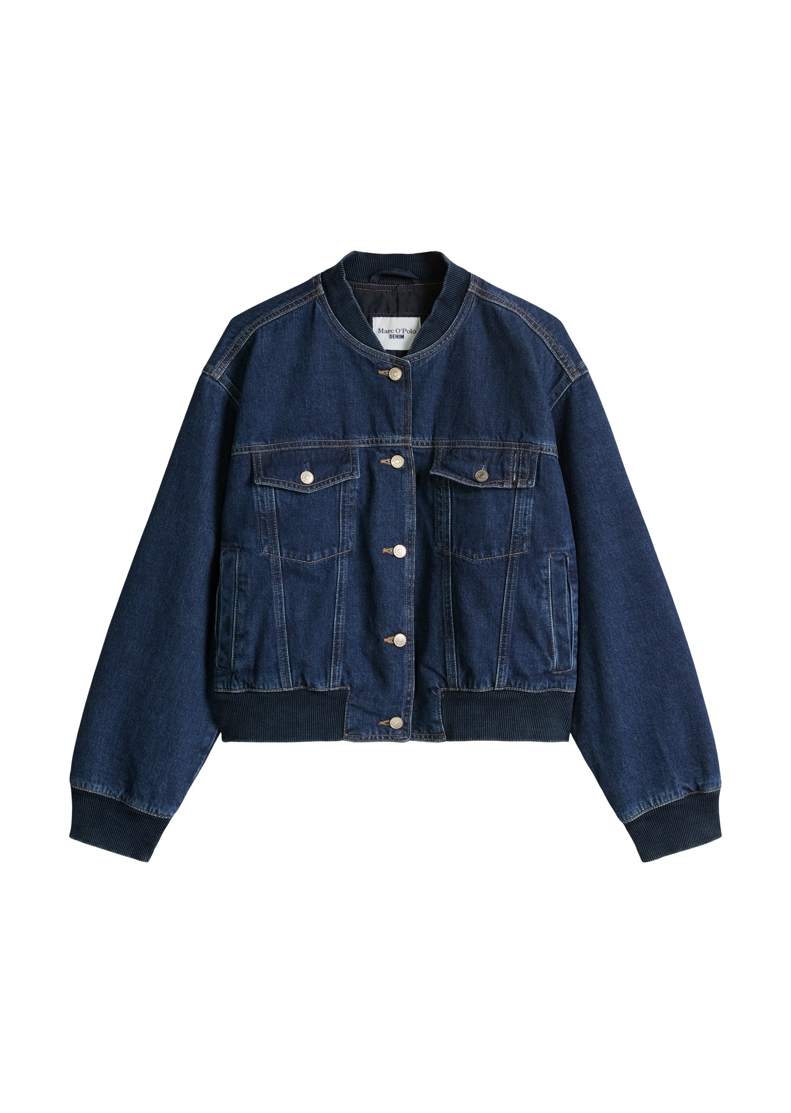 Marc O'Polo DENIM Jeansjacke »aus Rigid Denim« ohne Kapuze