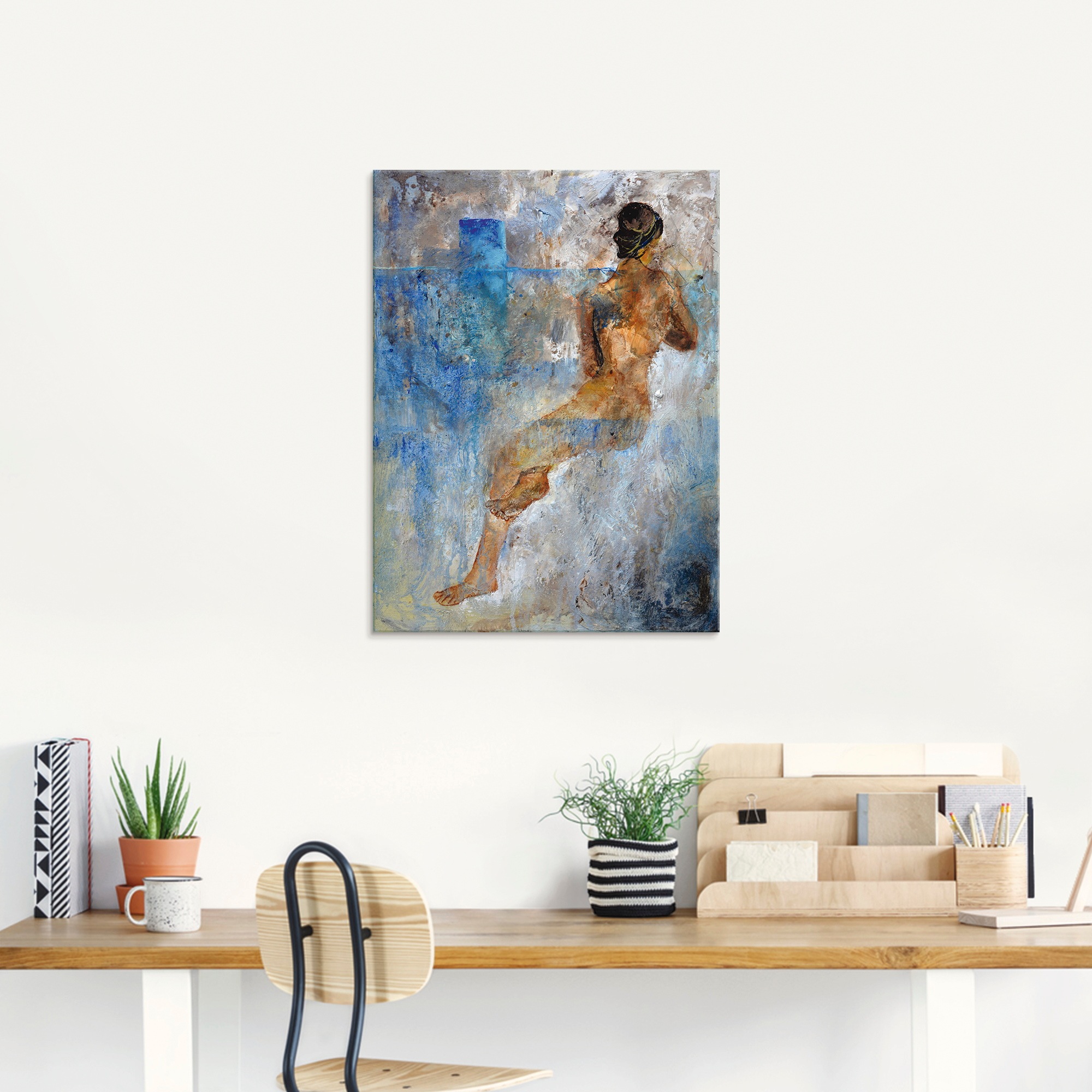 Thumbnail - Artland Glasbild "Nackt Barbara", Frau, (1 St.), in verschiedenen Größen