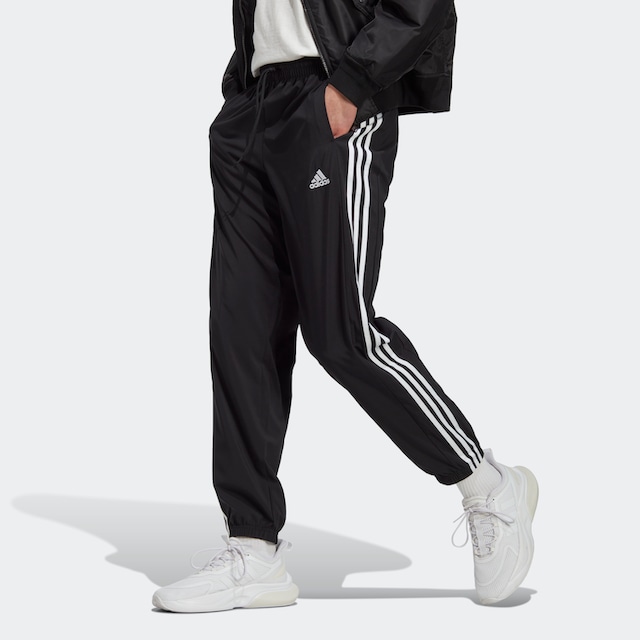 adidas Sportswear Sporthose »AEROREADY ESSENTIALS ELASTIC CUFF WOVEN  3STREIFEN HOSE« auf Rechnung kaufen | BAUR