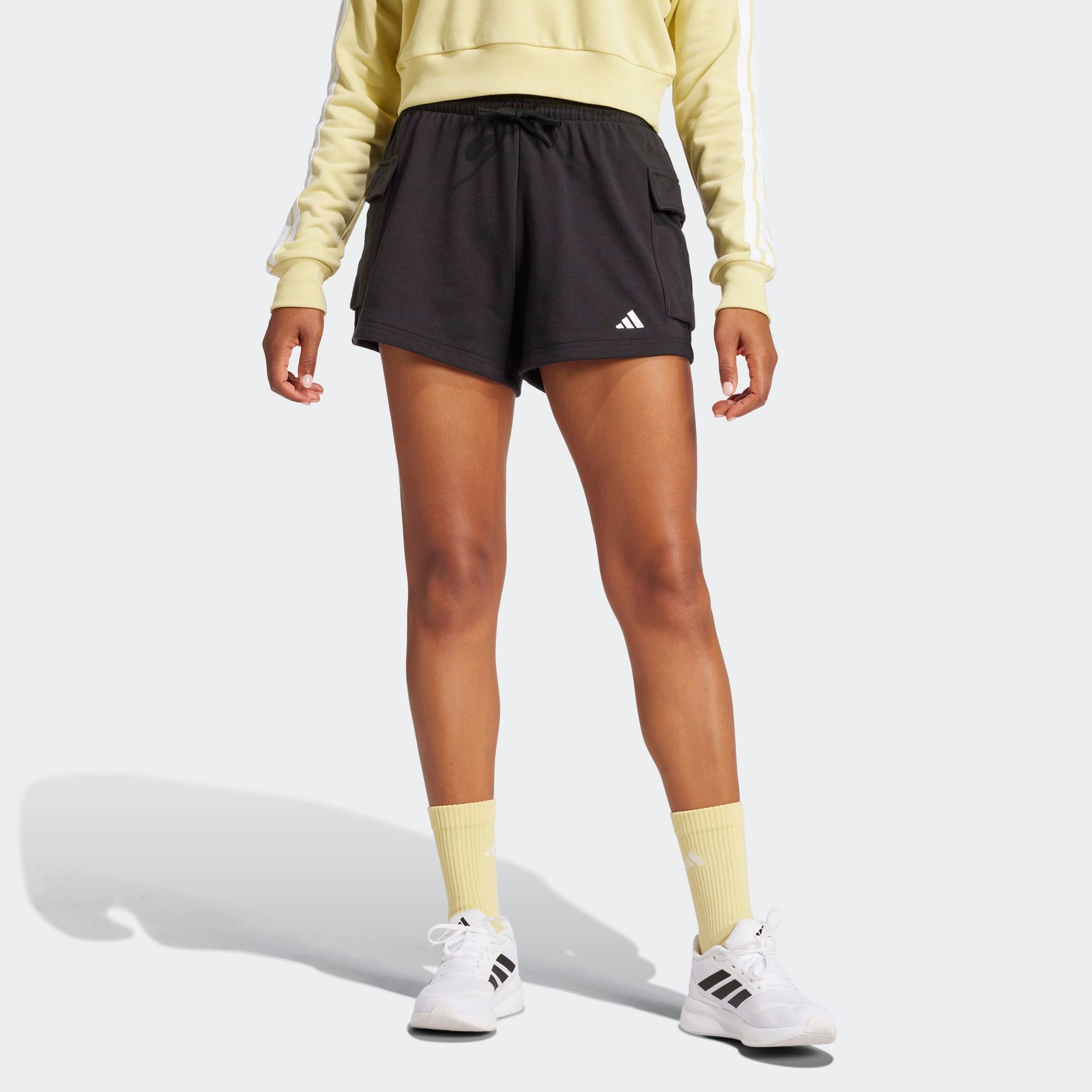 adidas Sportswear Shorts "ESSENTIALS SMALL LOGO FRENCH TERRY" lockere Passf günstig online kaufen