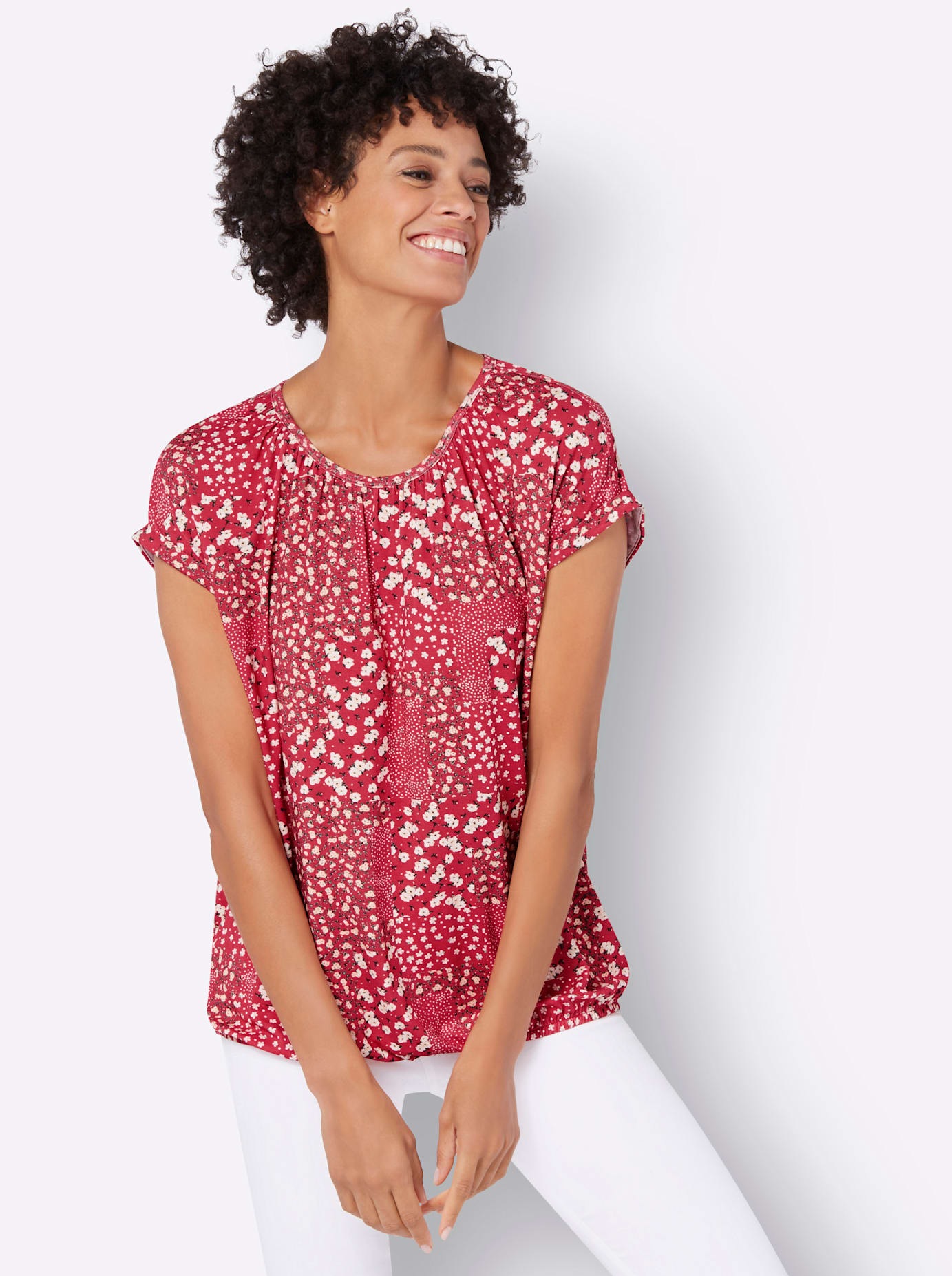 Inspirationen Rundhalsshirt "Druck-Shirt" 1 Stk. günstig online kaufen