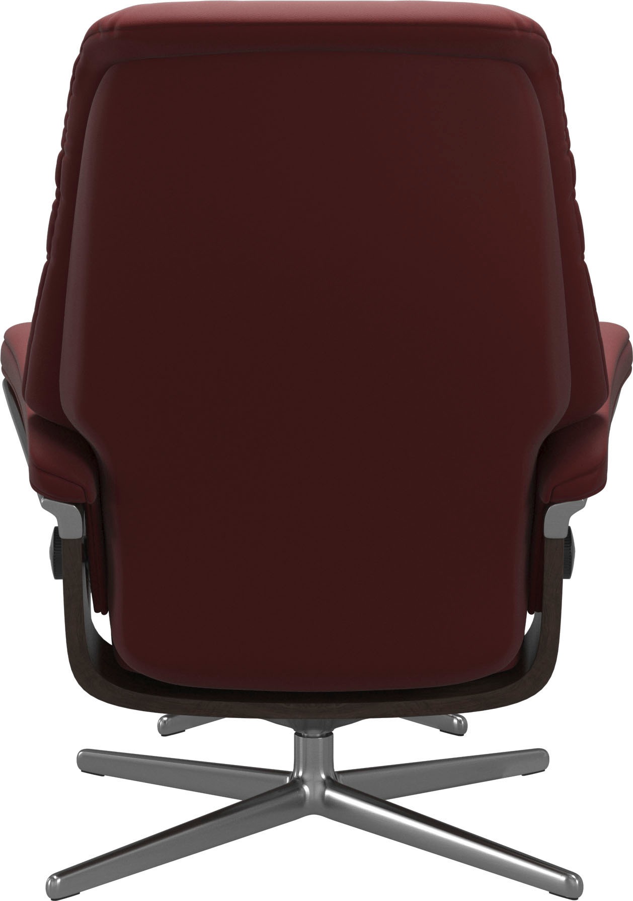 Stressless® Relaxsessel »Sunrise«, (Set, Relaxsessel mit Hocker), mit Hocker, mit Cross Base, Größe S, M & L, Holzakzent Wenge