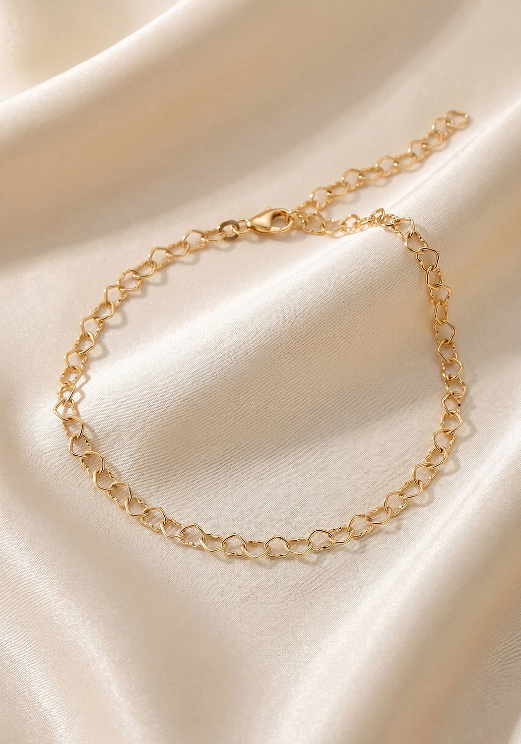 JOBO Fußkette »Fußkettchen Herz Herzchen« 8 Karat 333 Gold