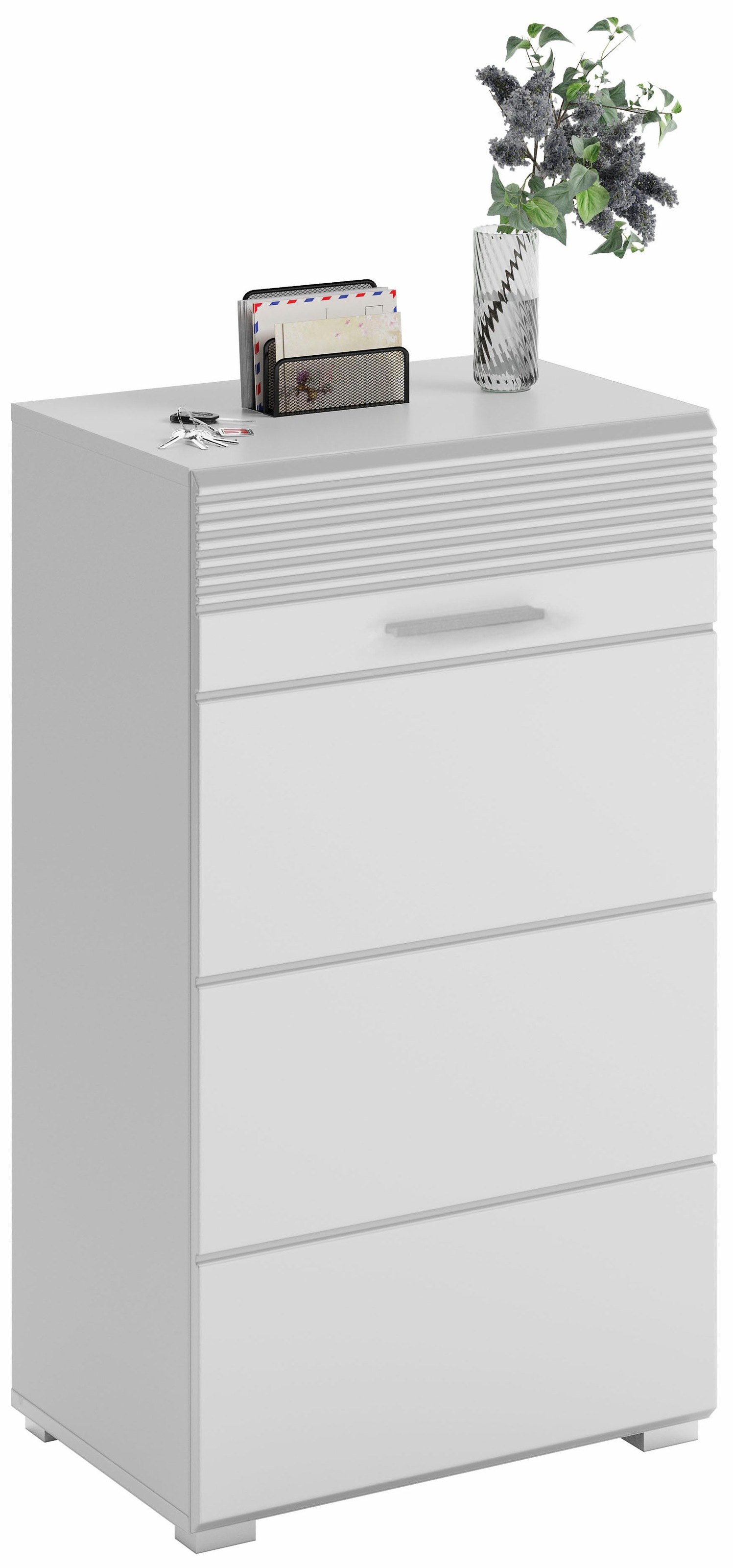 Home affaire Schuhkommode "Malmö, Breite 60 cm, 1 Tür, 5 Fächer, hochwertig günstig online kaufen