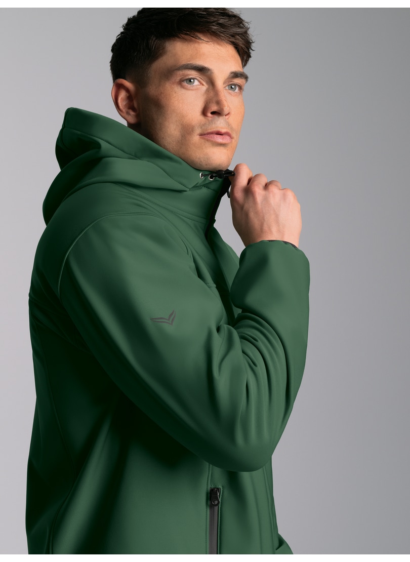 Trigema Softshelljacke "TRIGEMA Klassische Softshell–Kapuzenjacke" 1 Stk. t günstig online kaufen