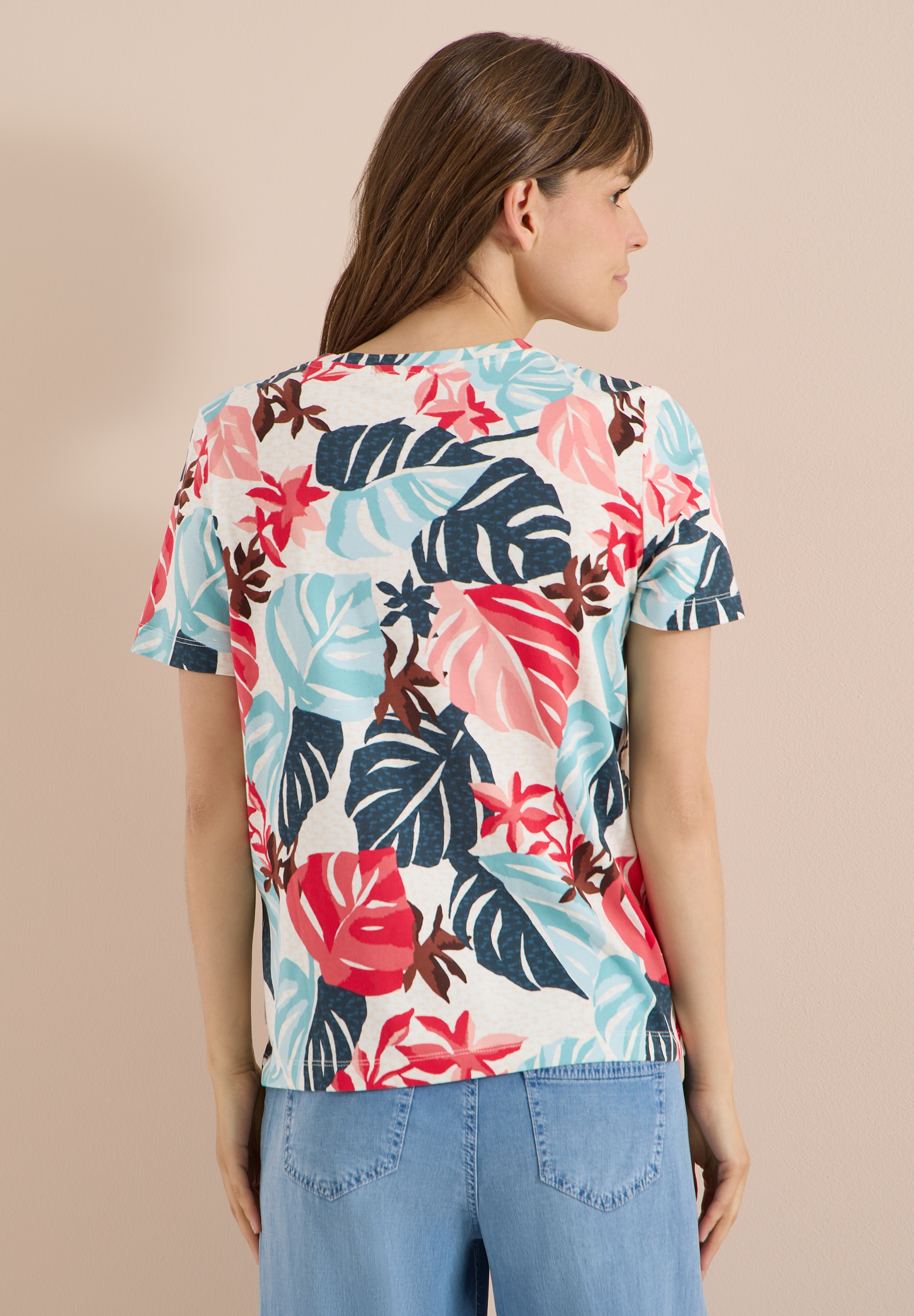 Cecil T-Shirt aus reiner Baumwolle