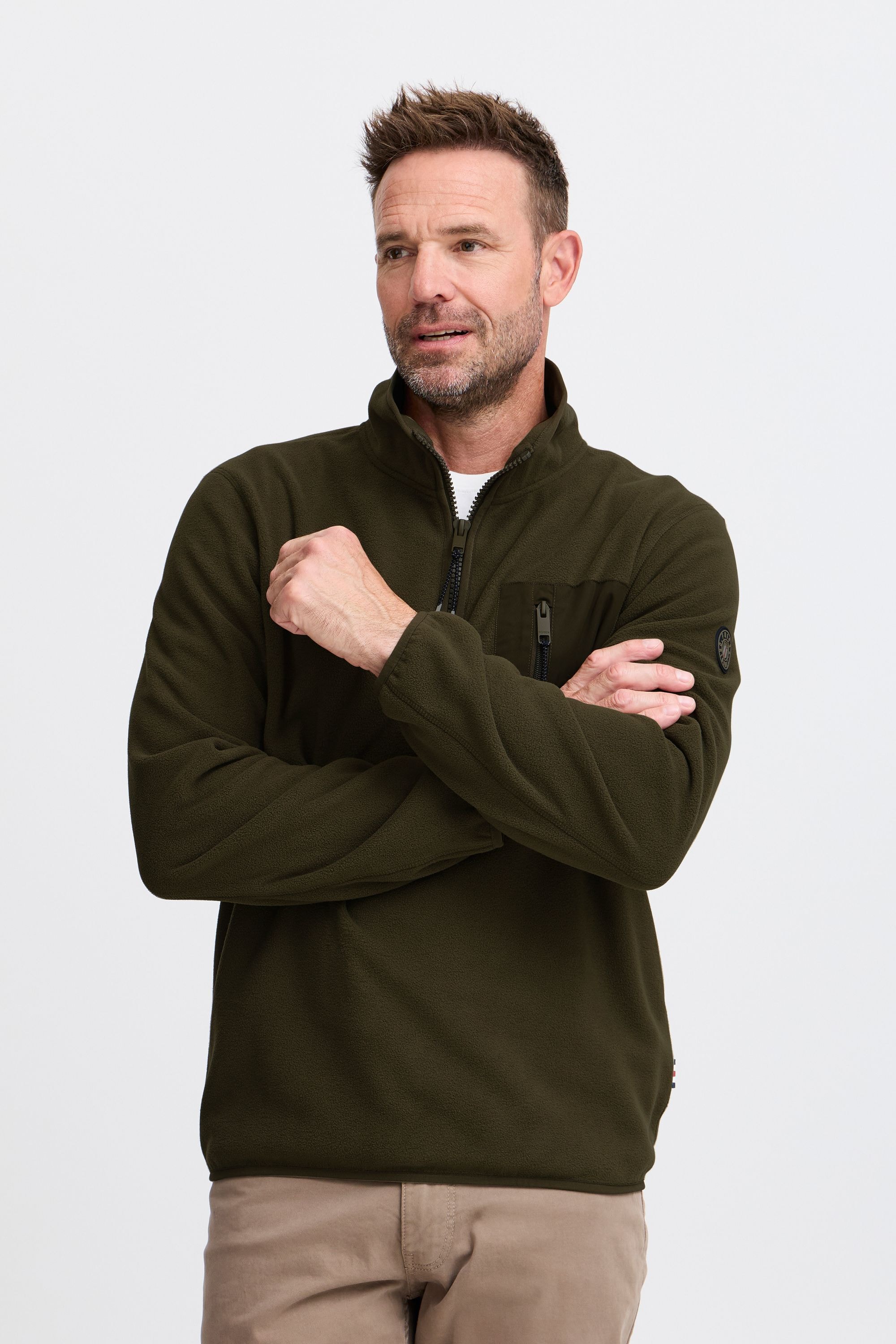 FQ1924 Fleecejacke »Fleecejacke FQHARRY micro fleece halfzip«