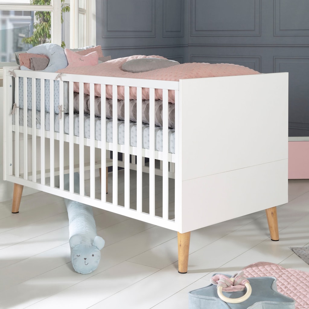 roba® Babyzimmer-Komplettset »Mick«, (Set, 3 St., Kinderbett, Schrank, Wickelkommode)