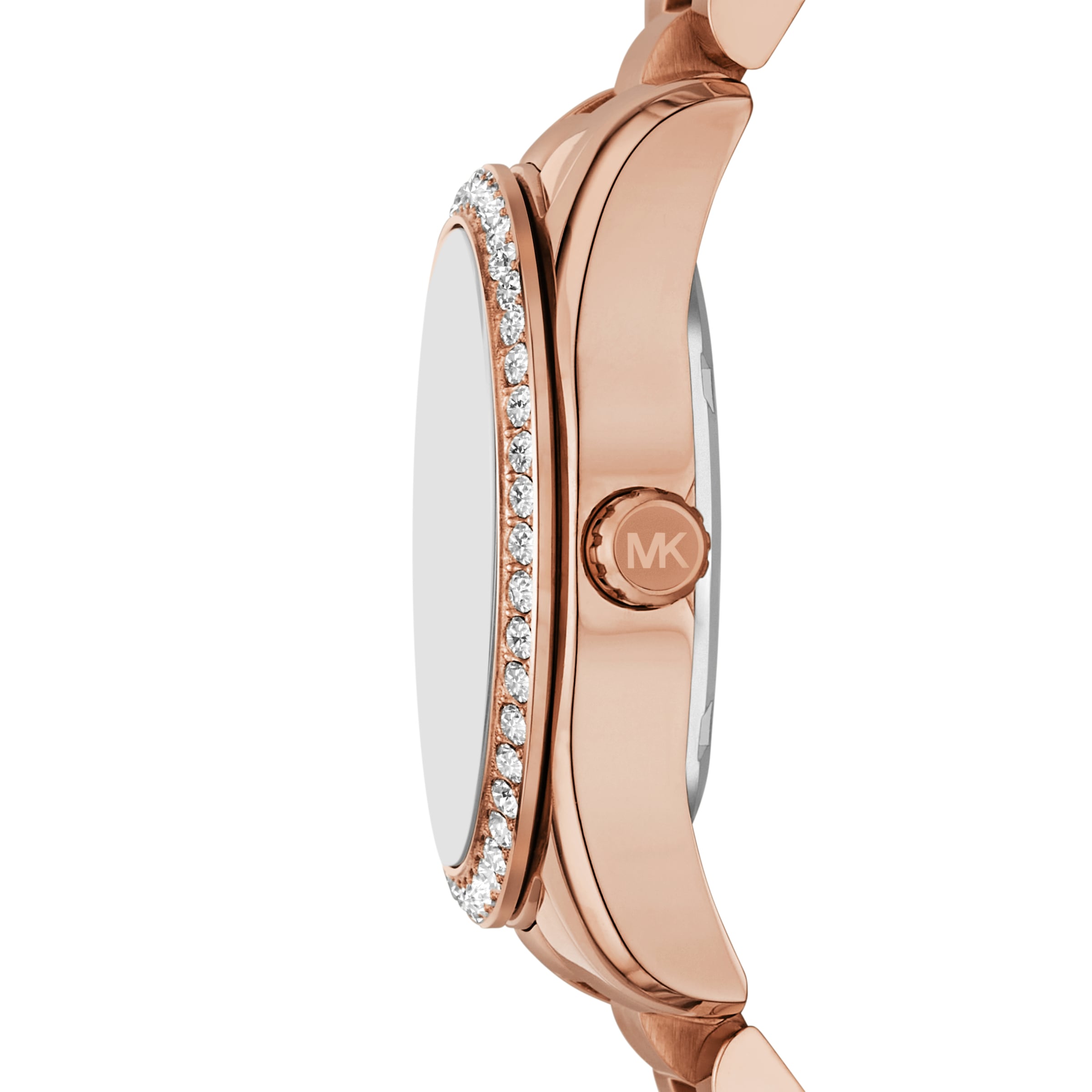 MICHAEL KORS Quarzuhr »LEXINGTON«, Armbanduhr, Damenuhr, Edelstahlarmband, analog, Tag, Wochentag