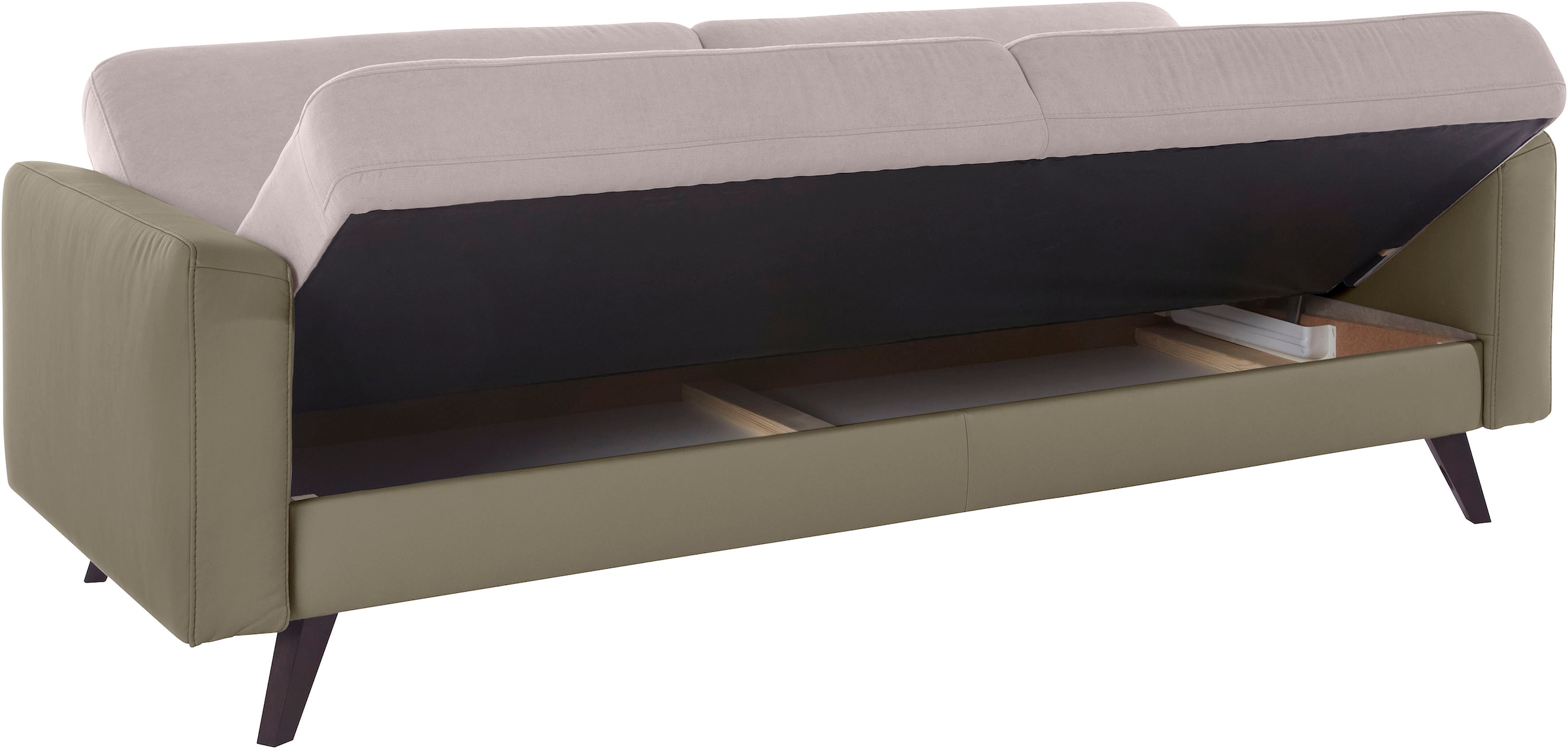 exxpo - sofa fashion 3-Sitzer »Samso«, Inklusive Bettfunktion und Bettkasten