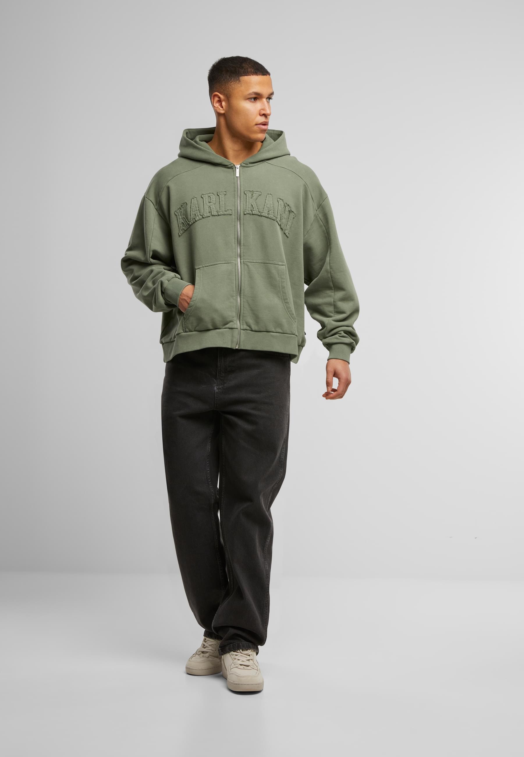 Karl Kani Sweatjacke »Karl Kani College Heavy Crop Zip Hoodie«