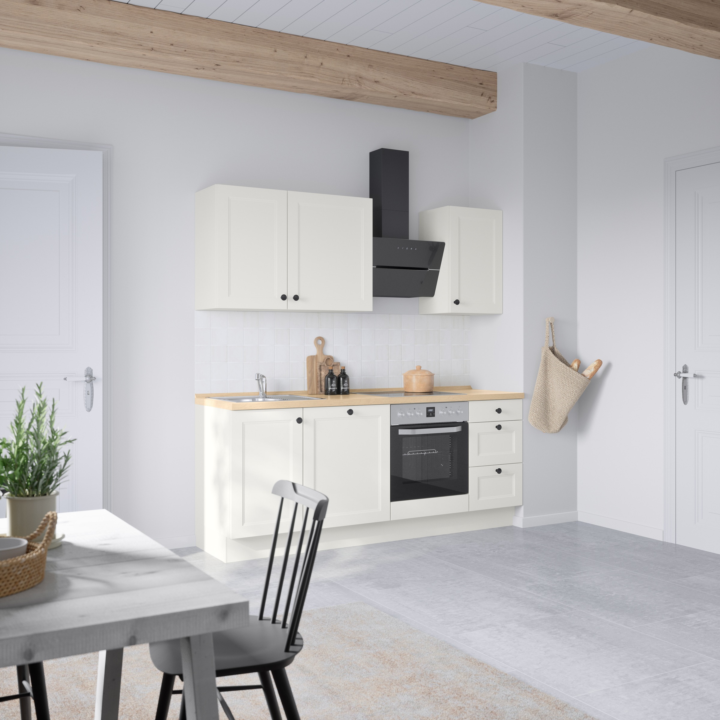 nobilia® Küchenzeile »"Cascada II"«, vormontiert, Breite 210 cm, Ausrichtung wählbar, wahlw. mit E-Geräten