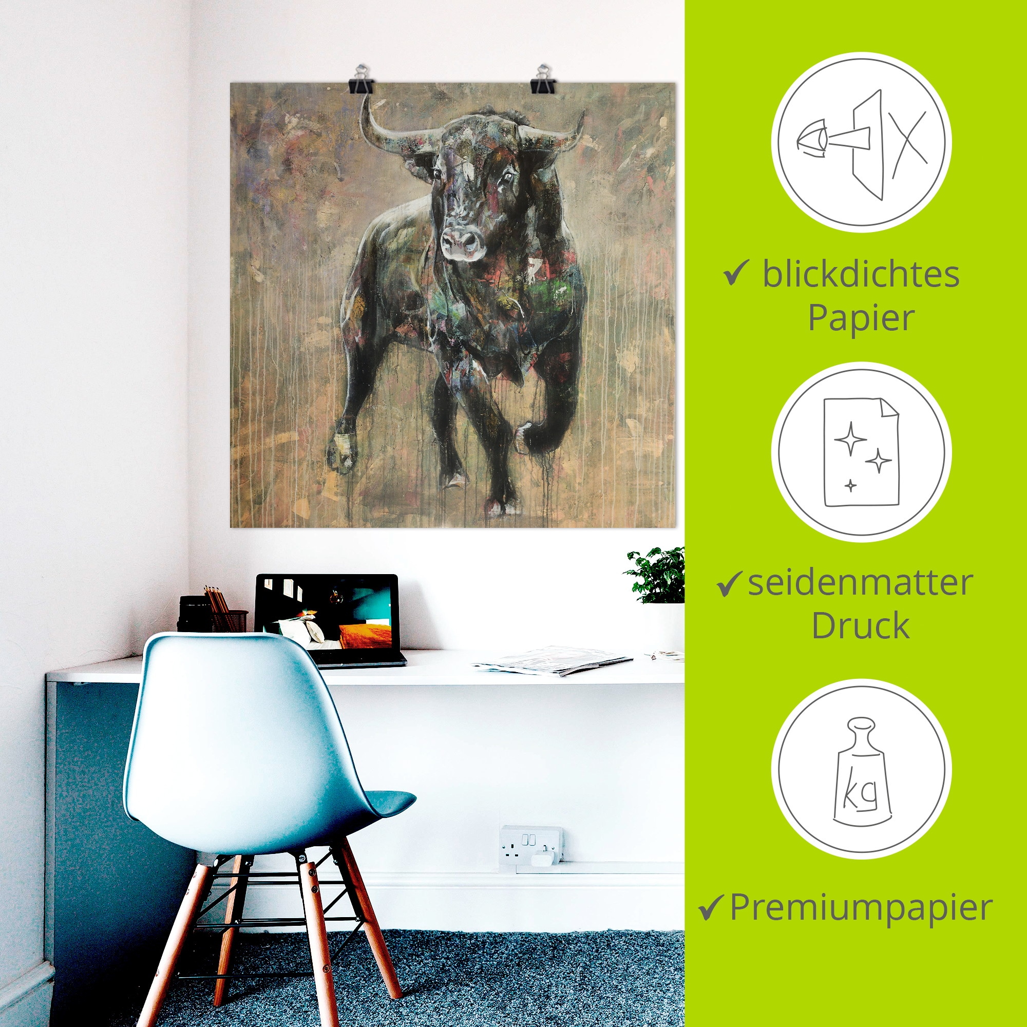 Artland Wandbild »Der Moment der Entscheidung« 1 Stk. tlg. als Alubild, Leinwandbild, Poster, Wandaufkleber in verschied. Größen