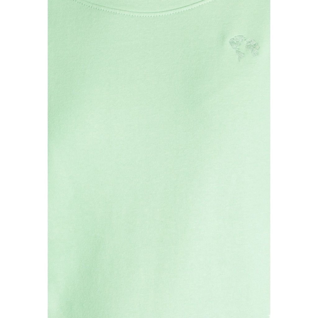 Damenmode Shirts & Sweatshirts OTTO products Sweatshirt, GOTS zertifiziert - nachhaltig aus Bio-Baumwolle - NEUE KOLLEKTION lind