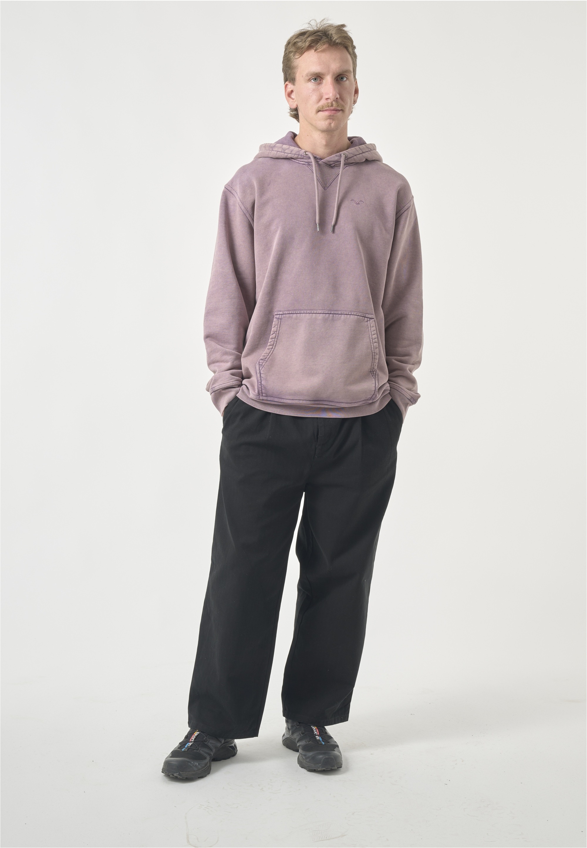Cleptomanicx Kapuzensweatshirt »Boxy Hooded Ligull Washed«, im lockeren Schnitt