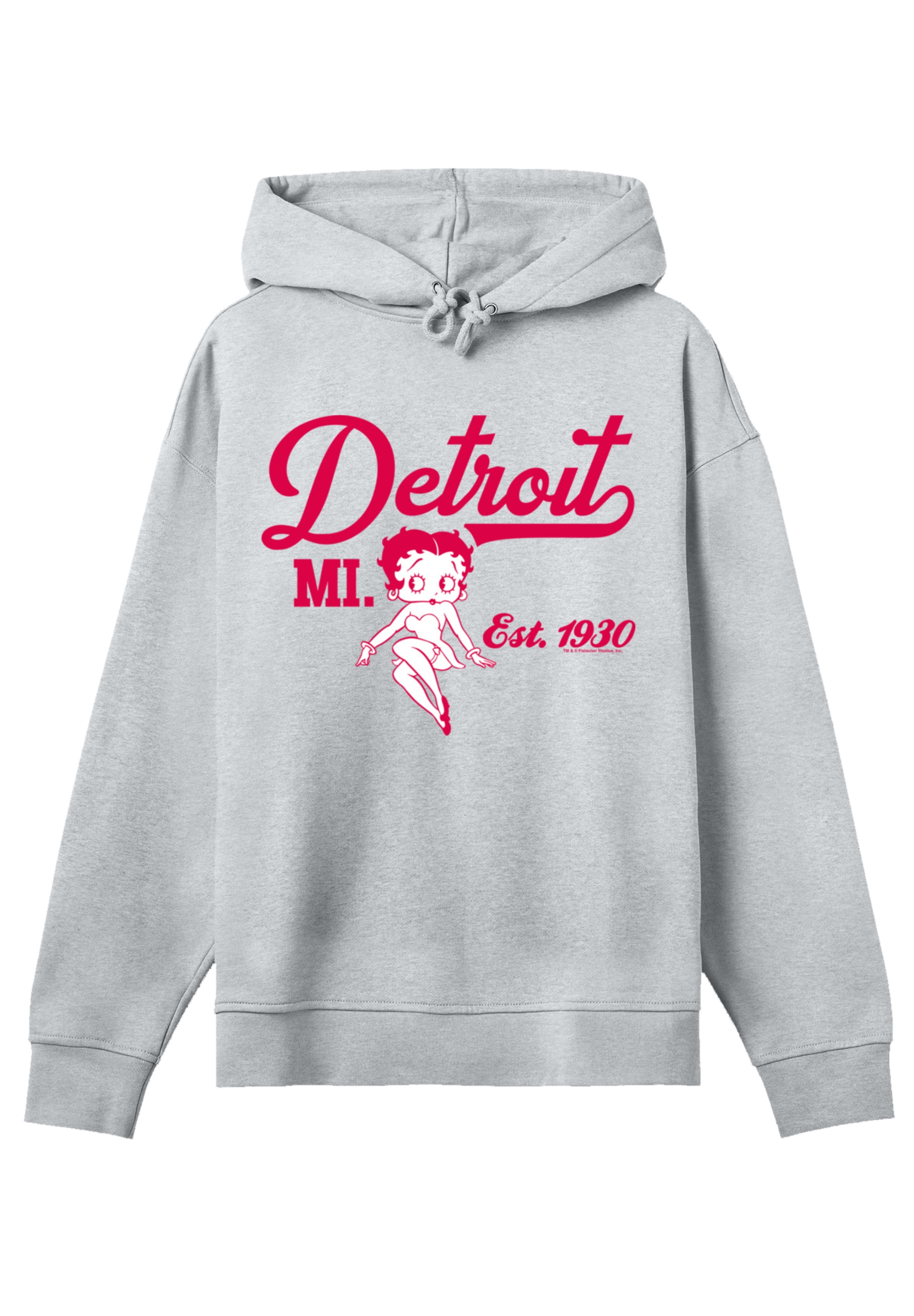 F4NT4STIC Kapuzenpullover »Betty Boop Detroit MI. Est 1930«, Premium Qualität